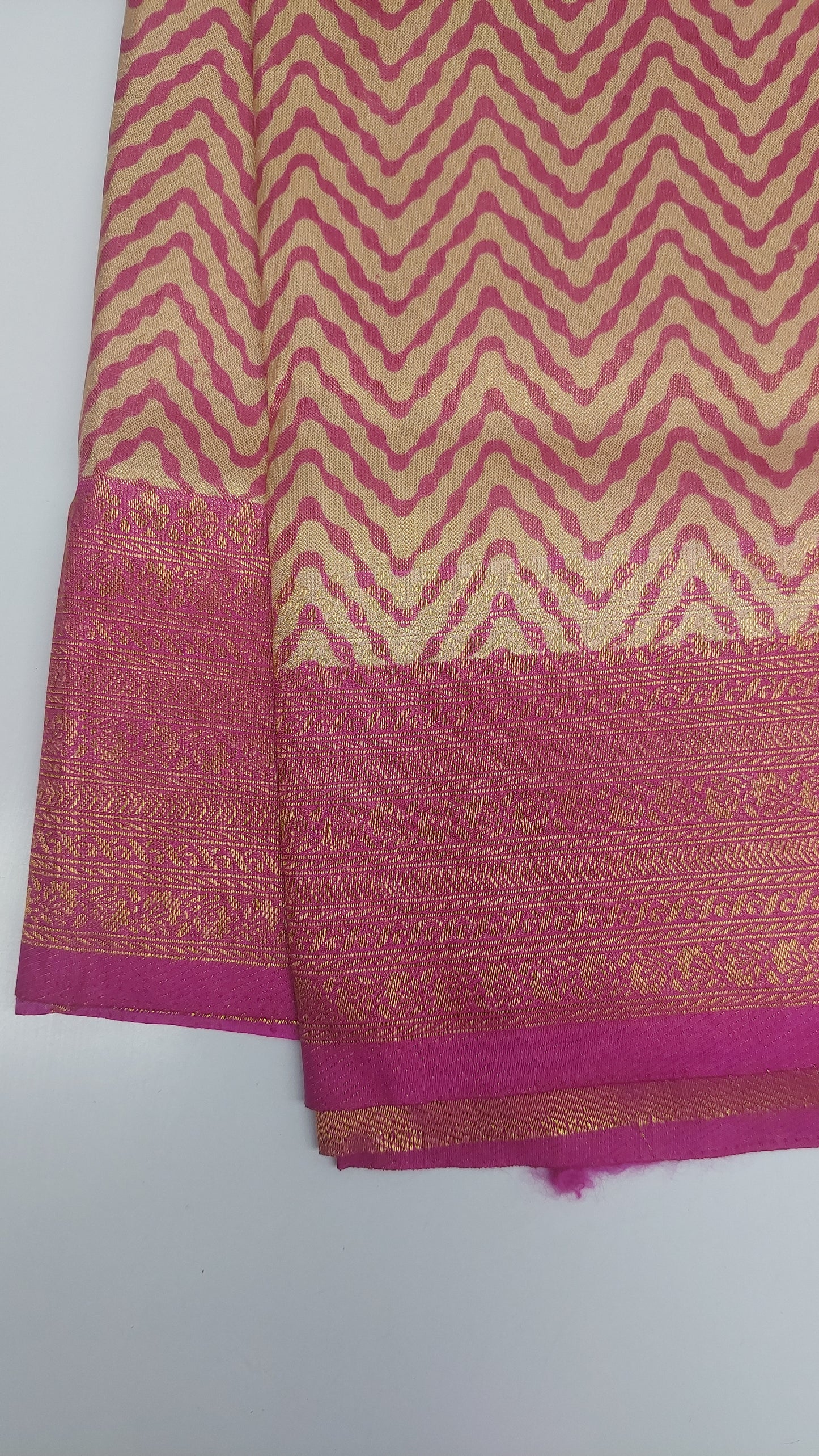 ZIG ZAG SEMI SILK (PINK)