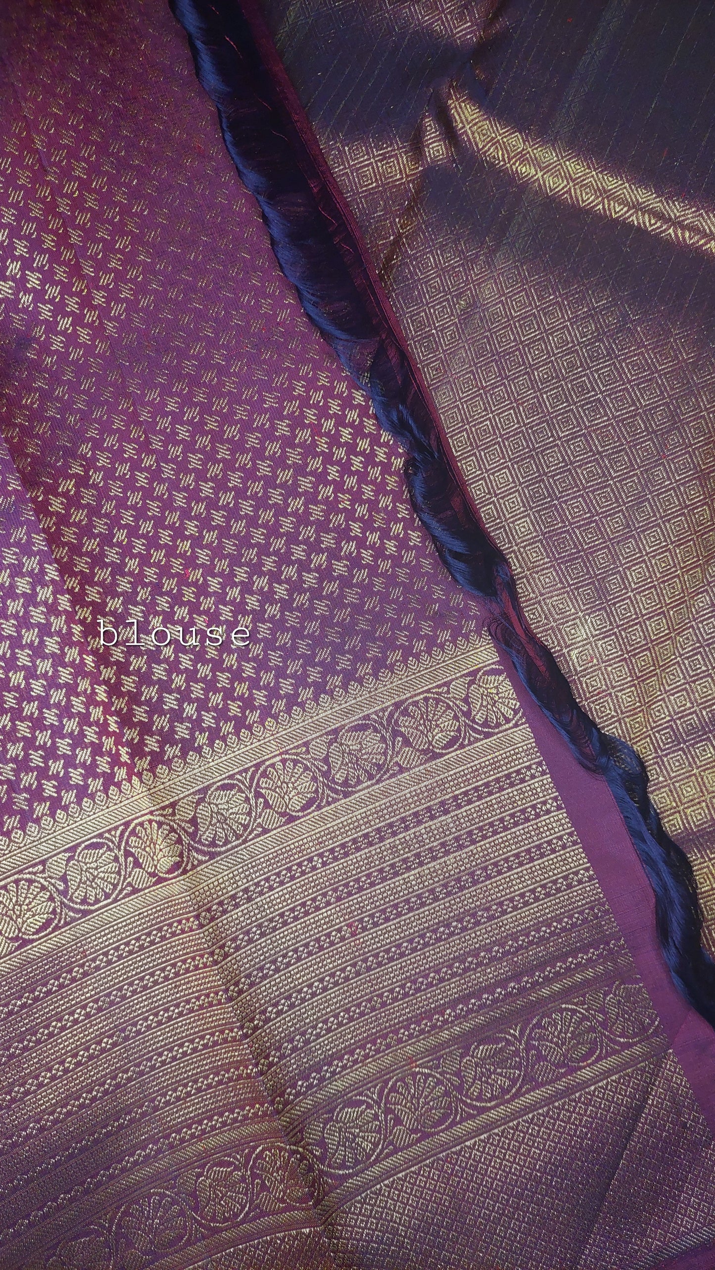 DARK RED KANJIPURAM SILK