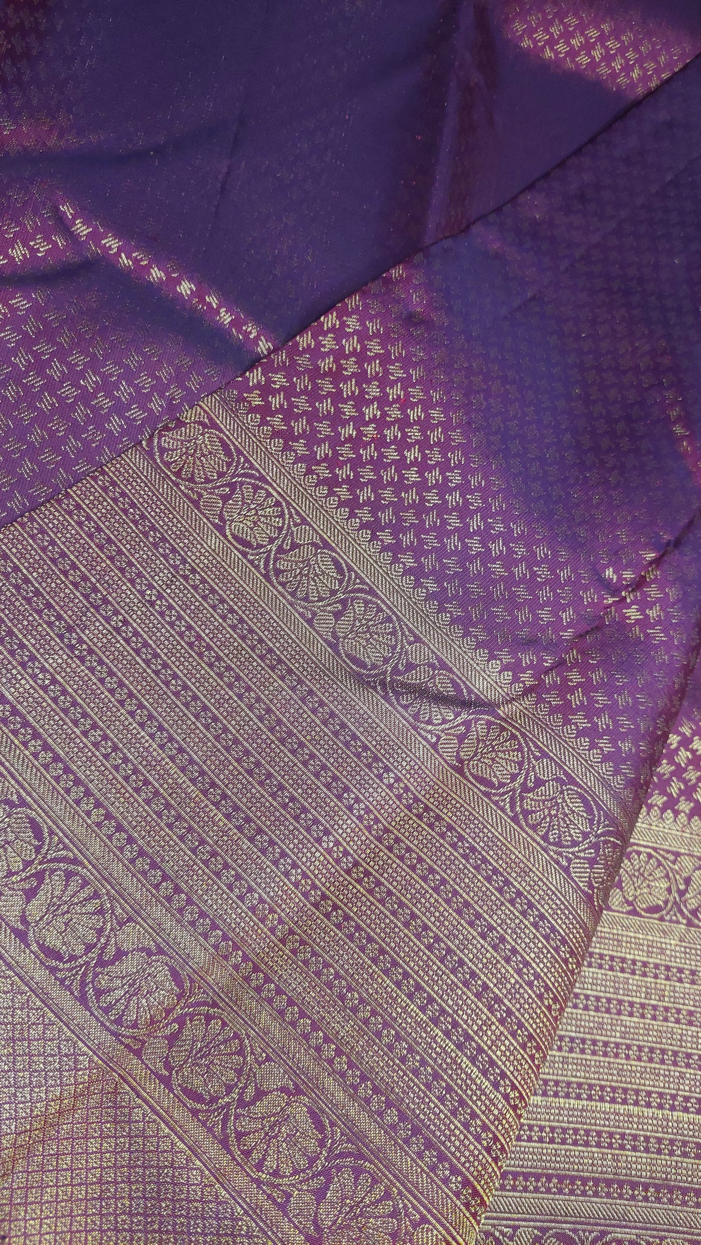 DARK RED KANJIPURAM SILK