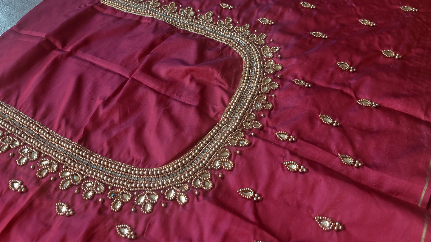 BRIDAL BLOUSE MATERIAL 013