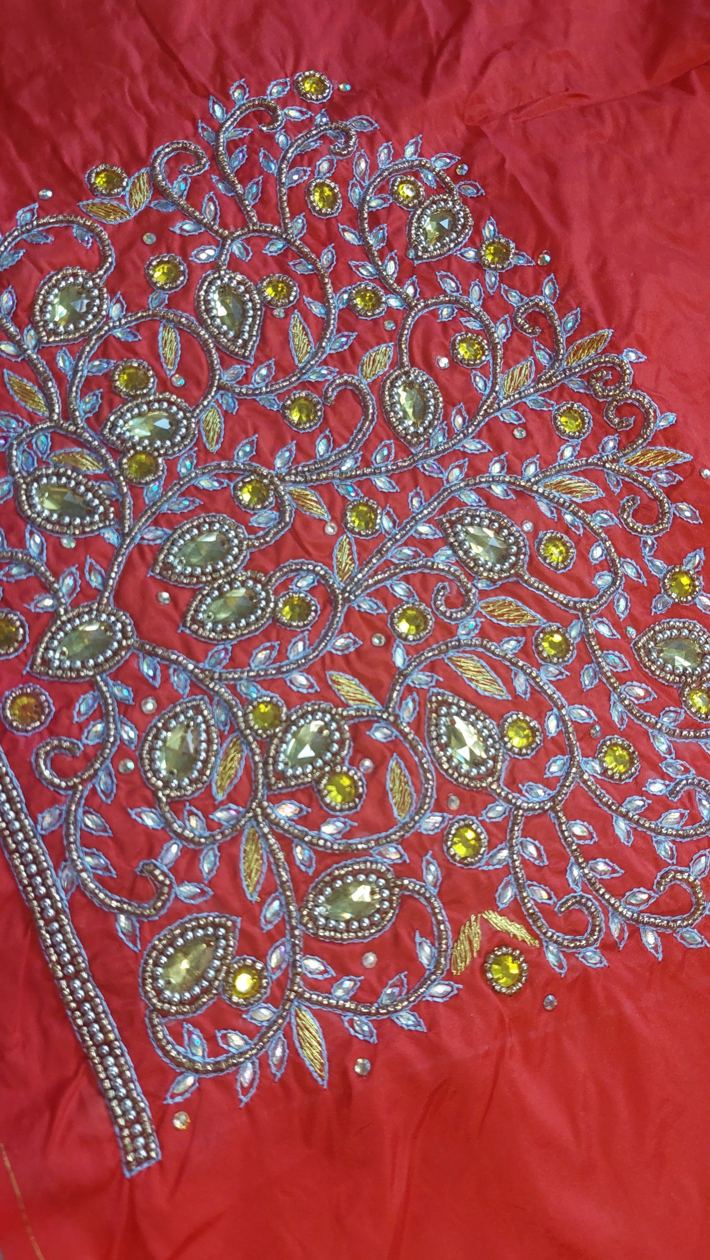 BRIDAL BLOUSE MATERIAL 022