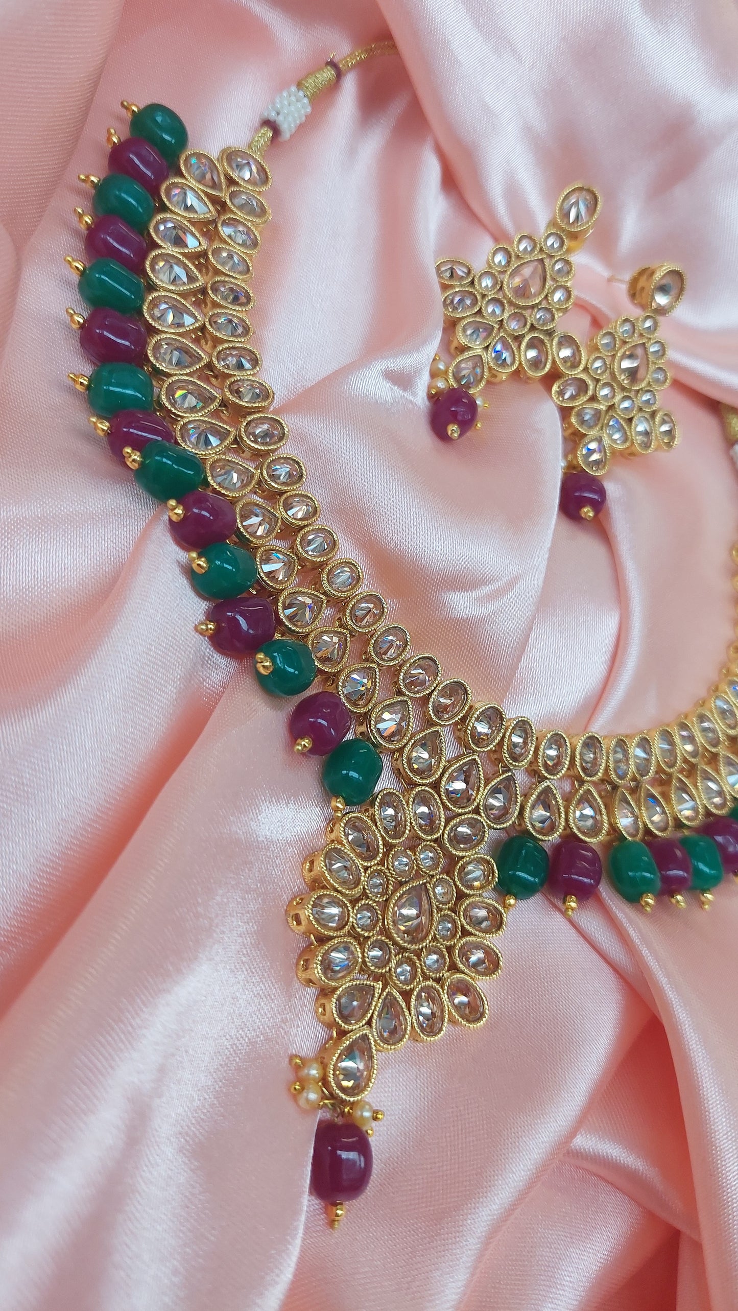 GREEN & BURGUNDY SET