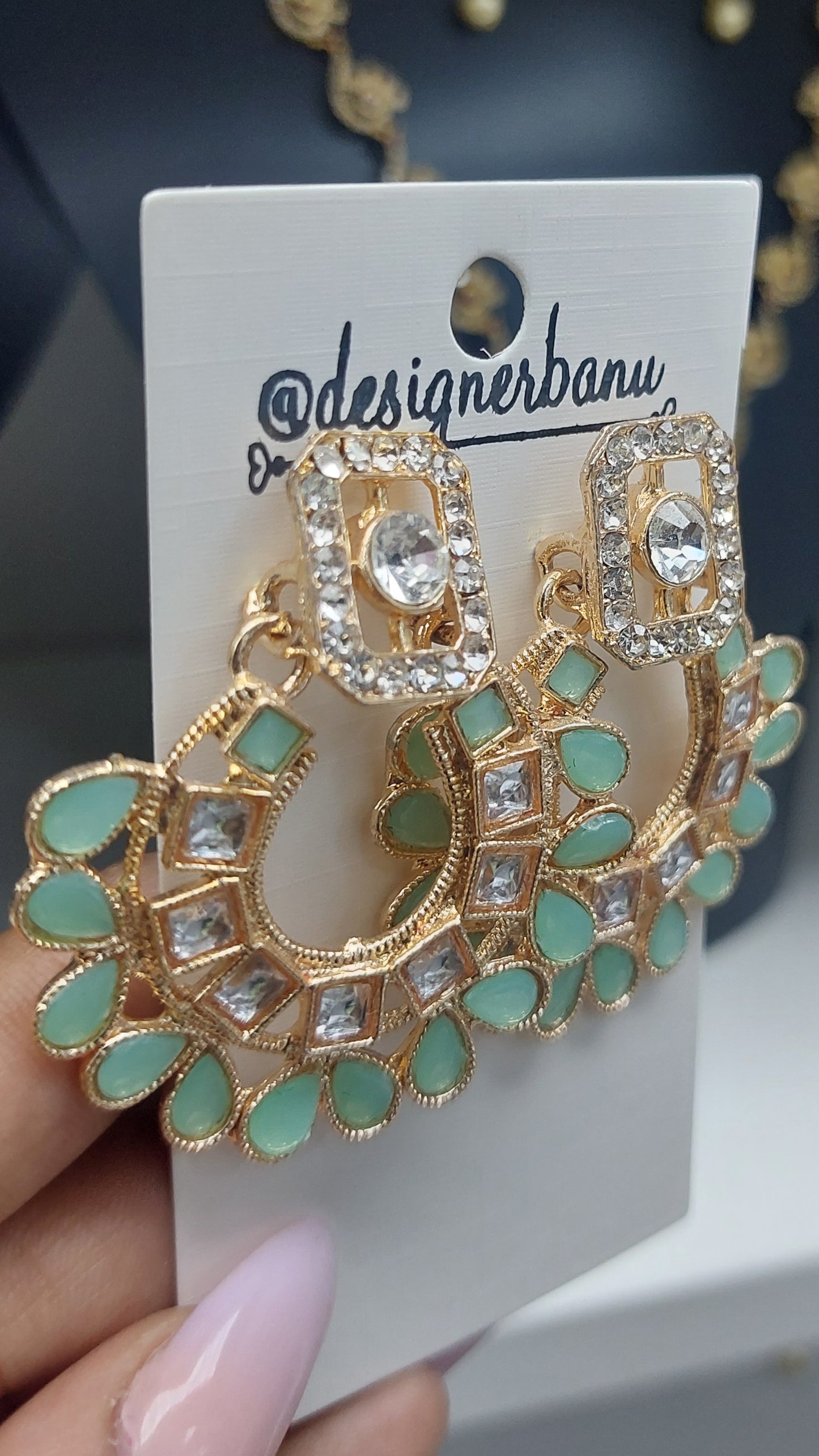 ROSE GOLD FASHION EARRING E0079