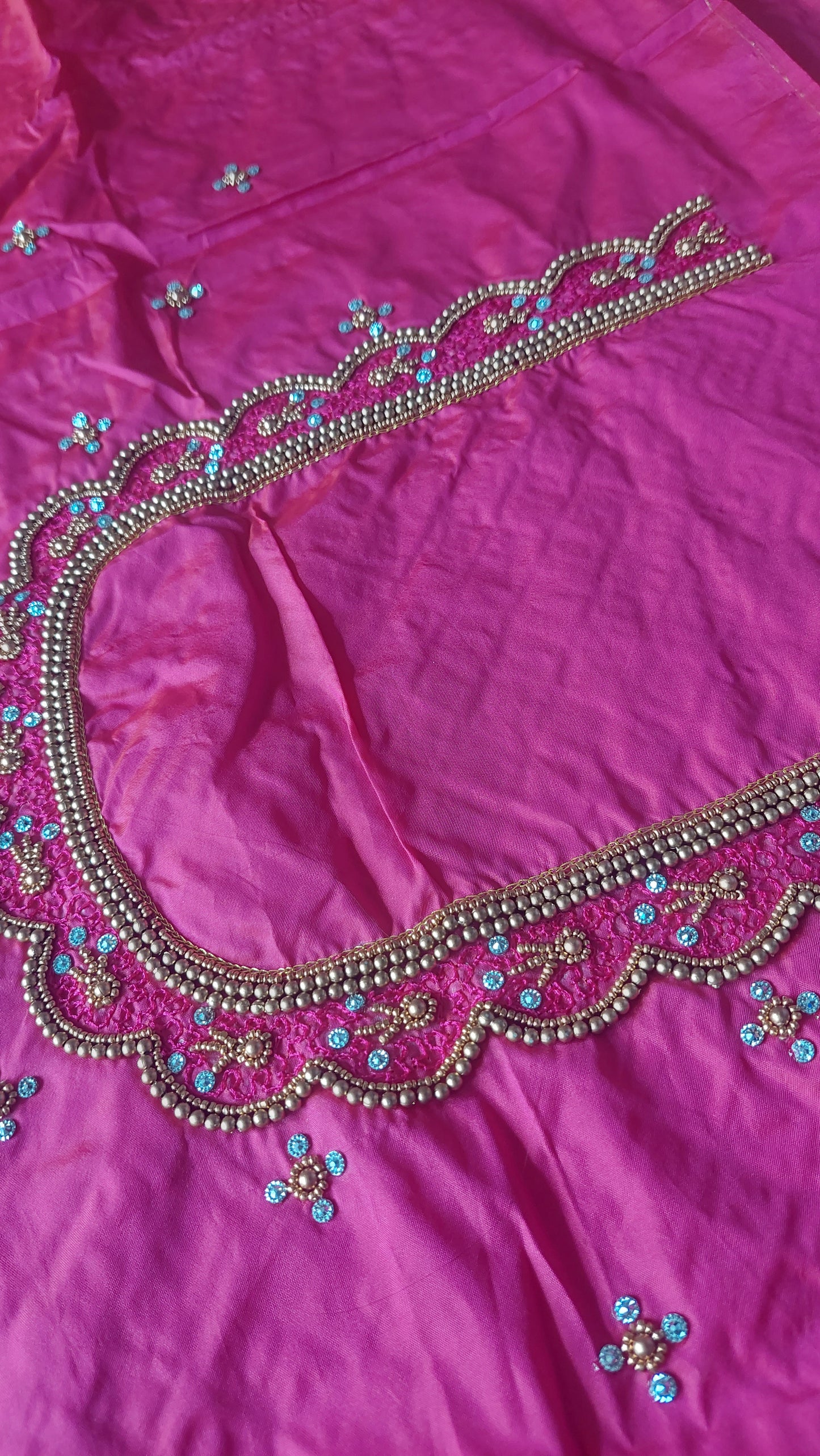 BRIDAL BLOUSE MATERIAL 023