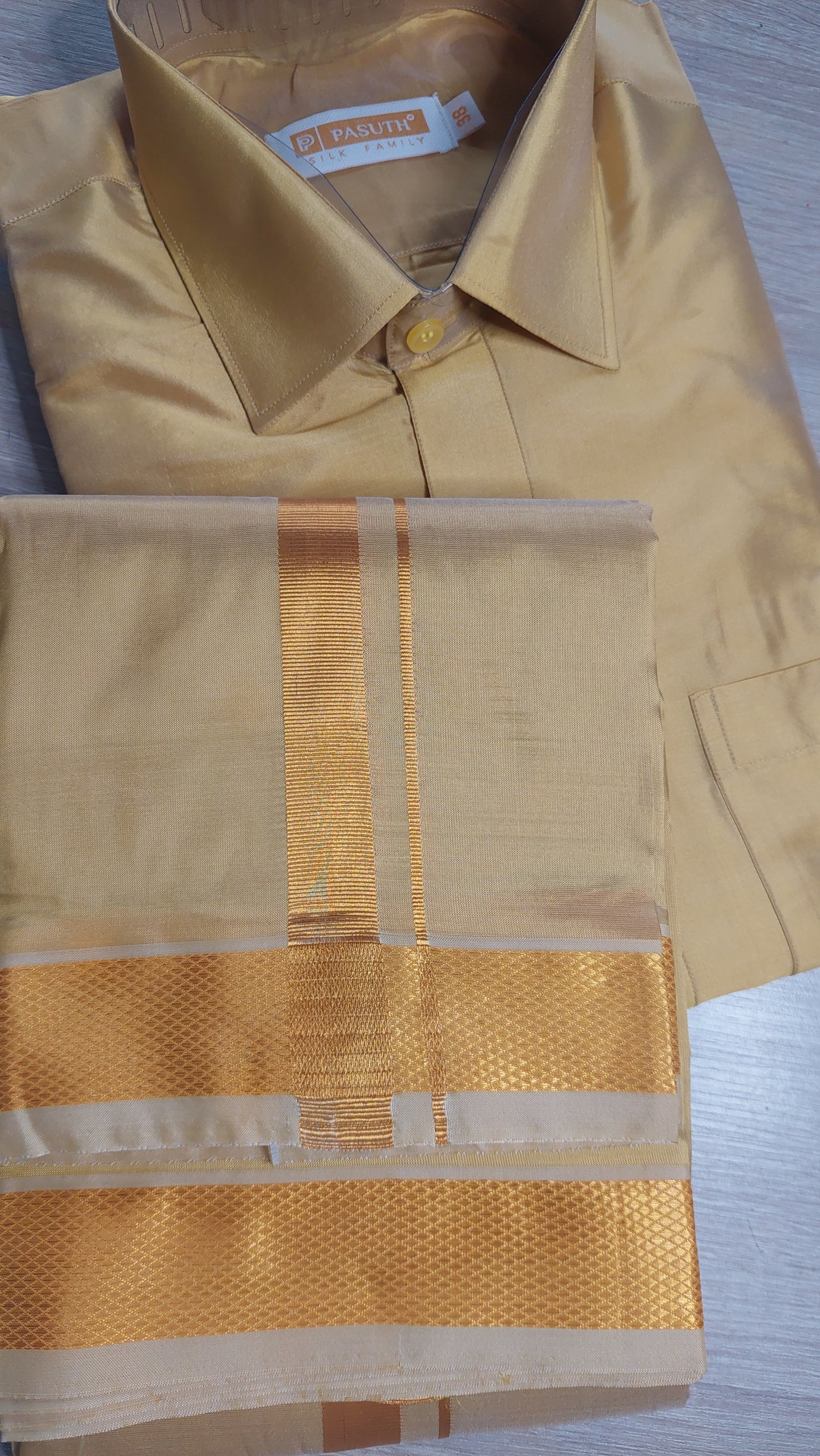 GOLD VESTI & SHIRT