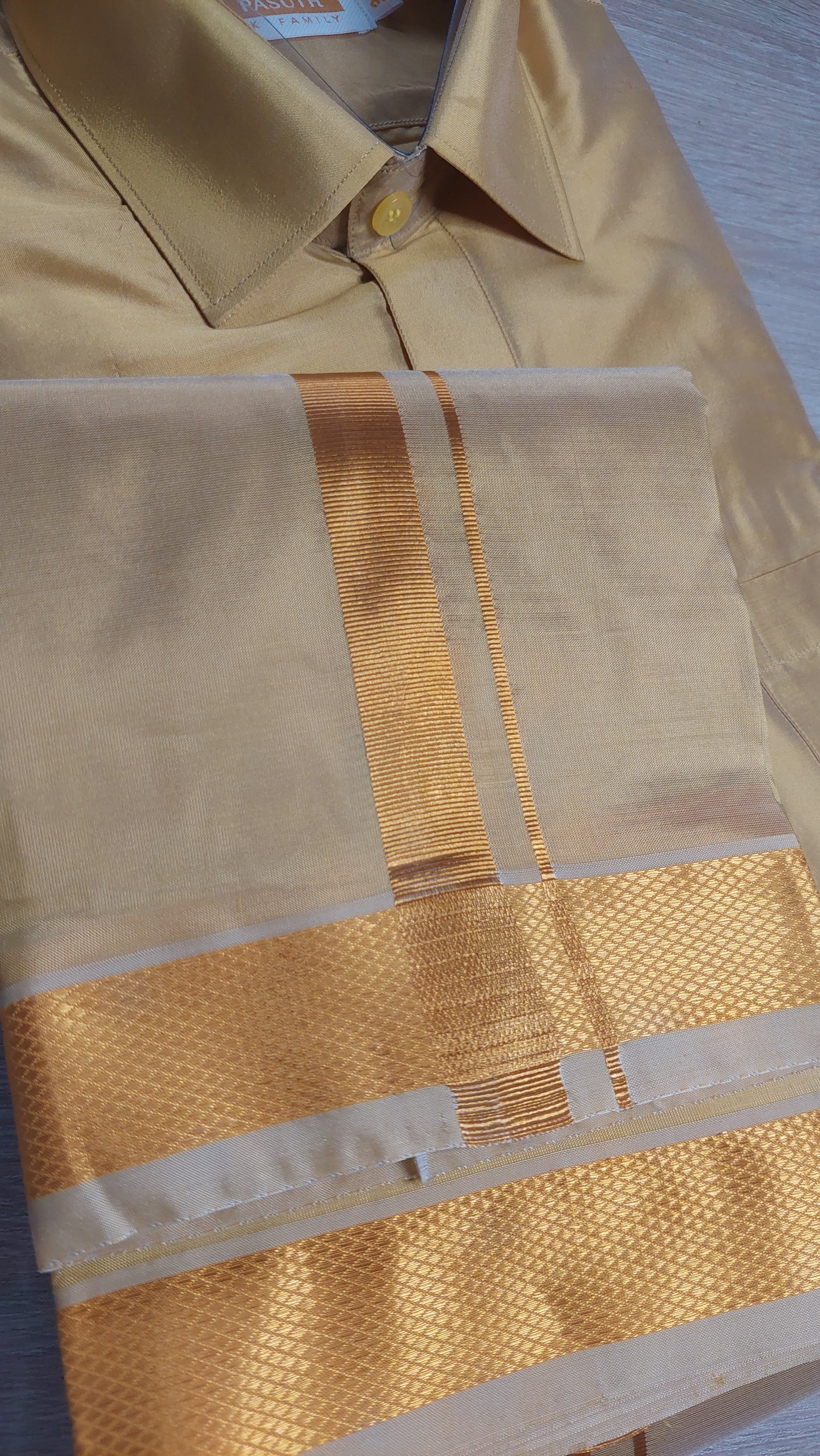 GOLD VESTI & SHIRT