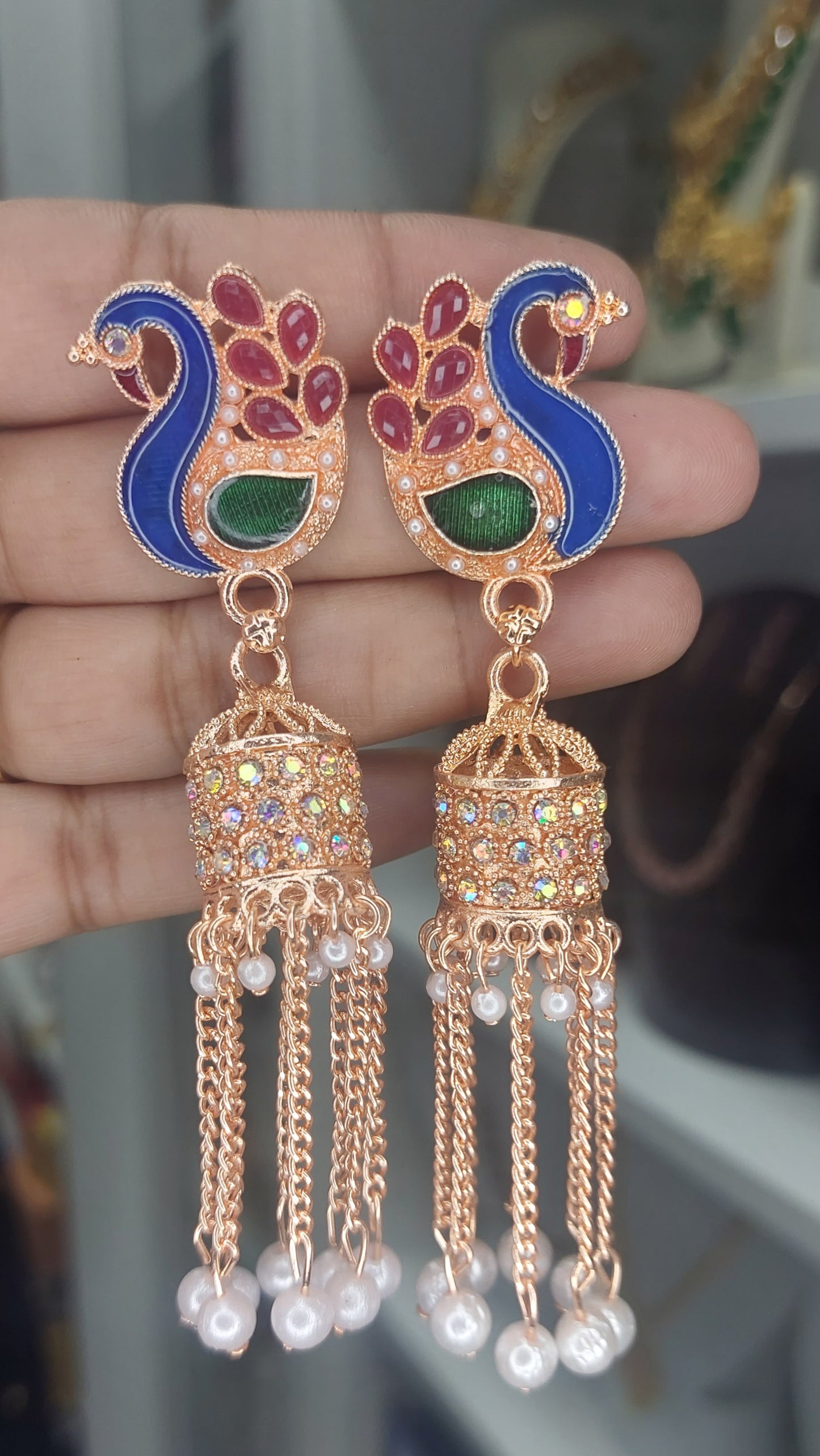 ROSE GOLD LONG JUMKHAS