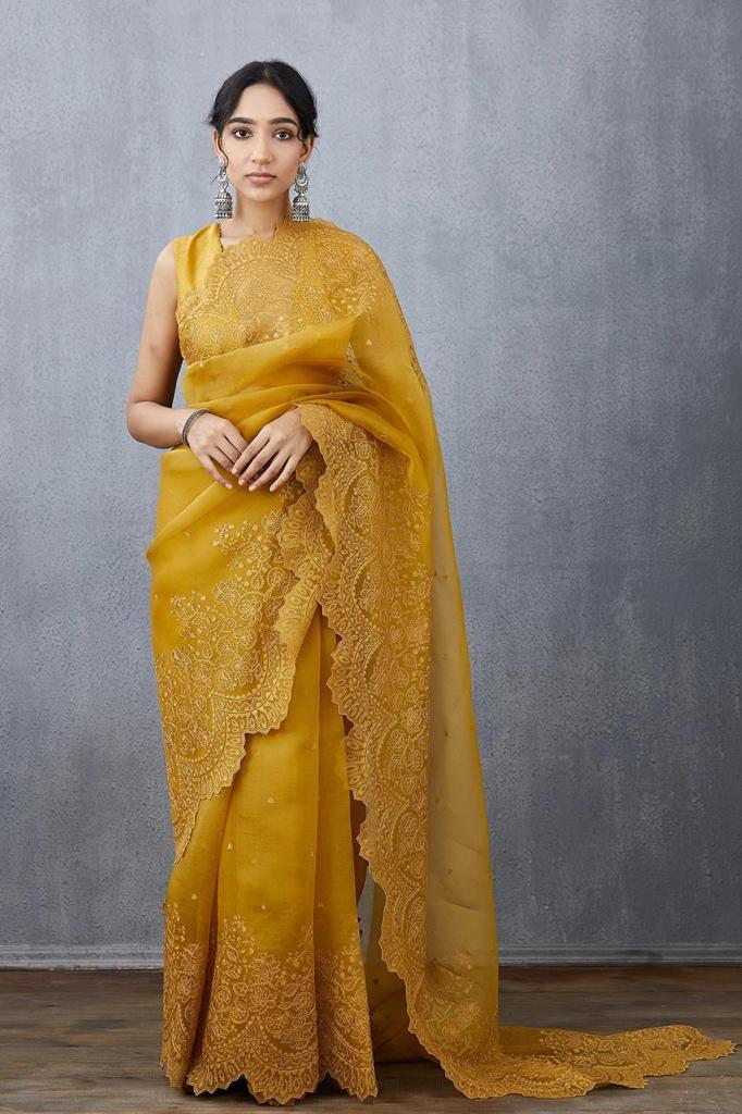 MUSTARD ORGANZA
