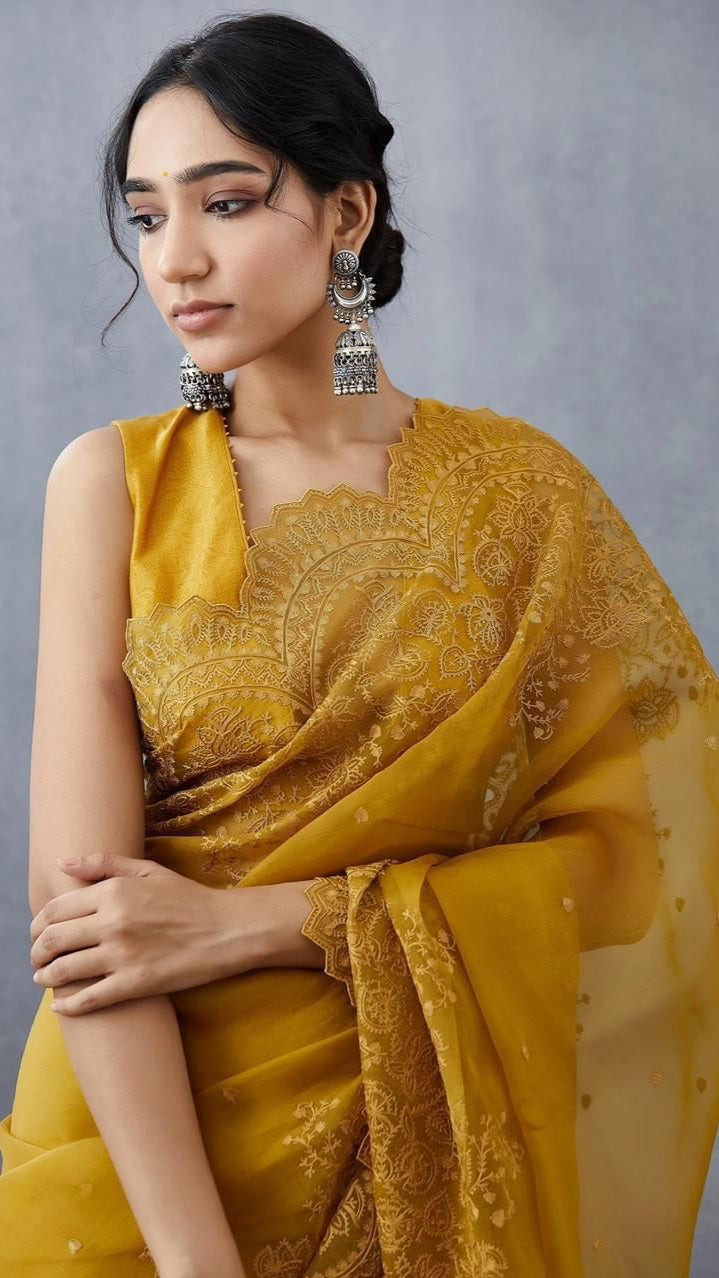 MUSTARD ORGANZA