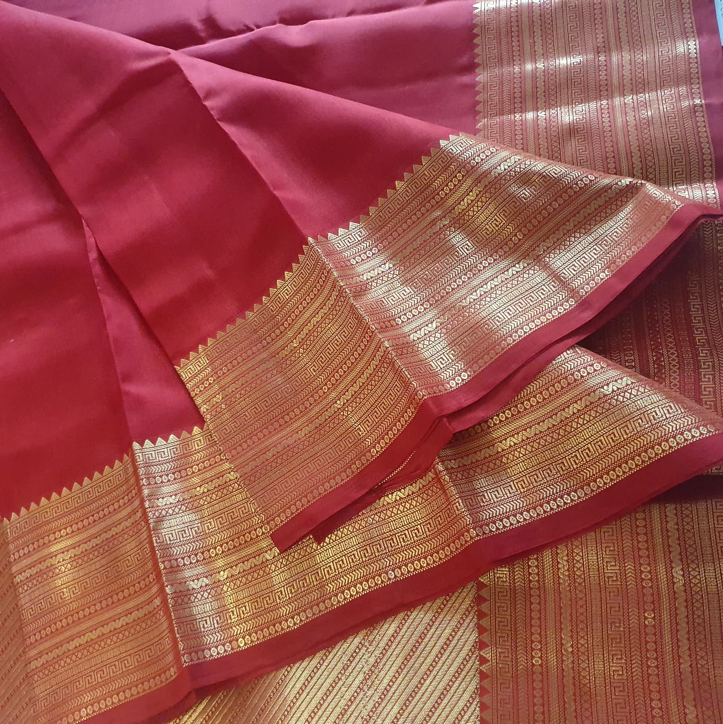 KUM KUM RED KANJIPURAM