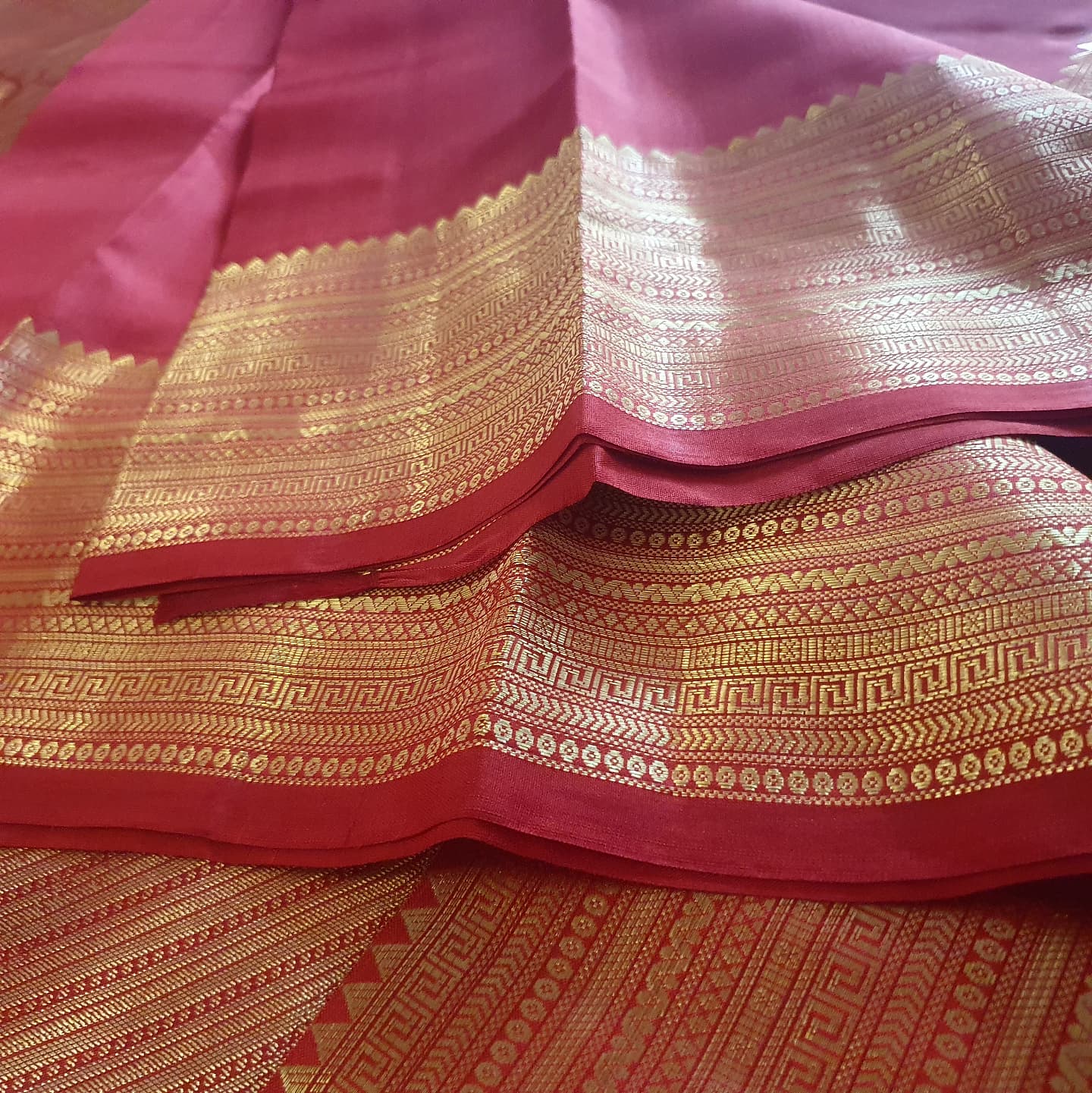 KUM KUM RED KANJIPURAM