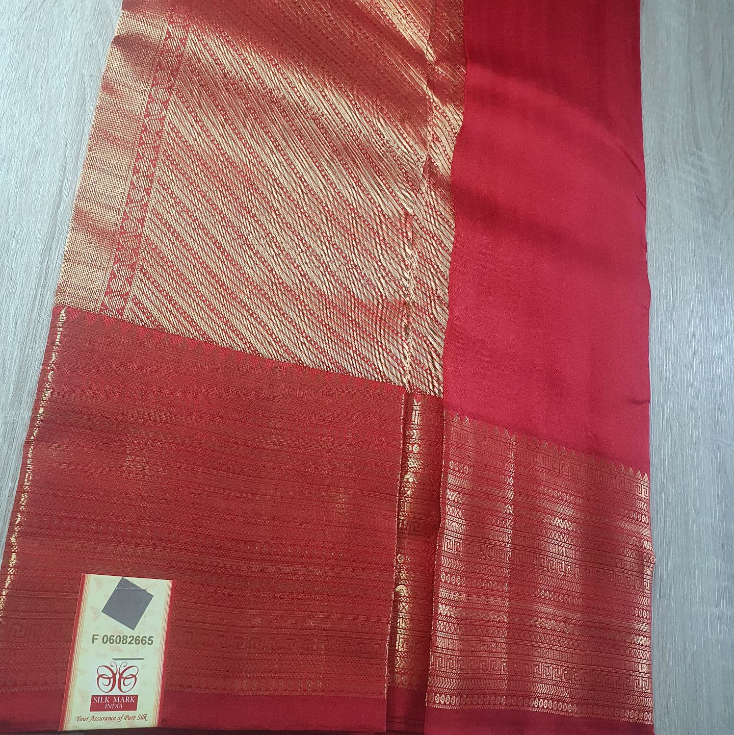 KUM KUM RED KANJIPURAM