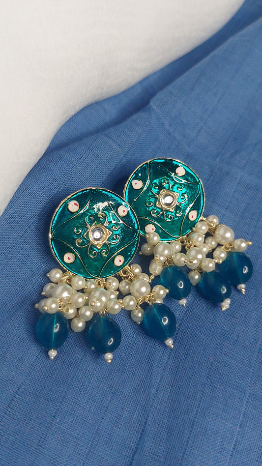 GOLD FASHION EARRINGS E0091