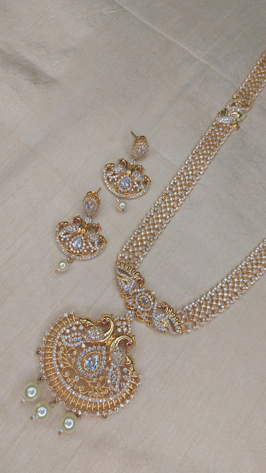 LONG PEACOCK A.D. STONE SET