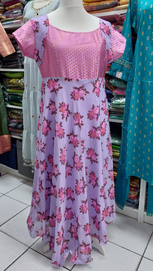 LILAC FLORAL GOWN