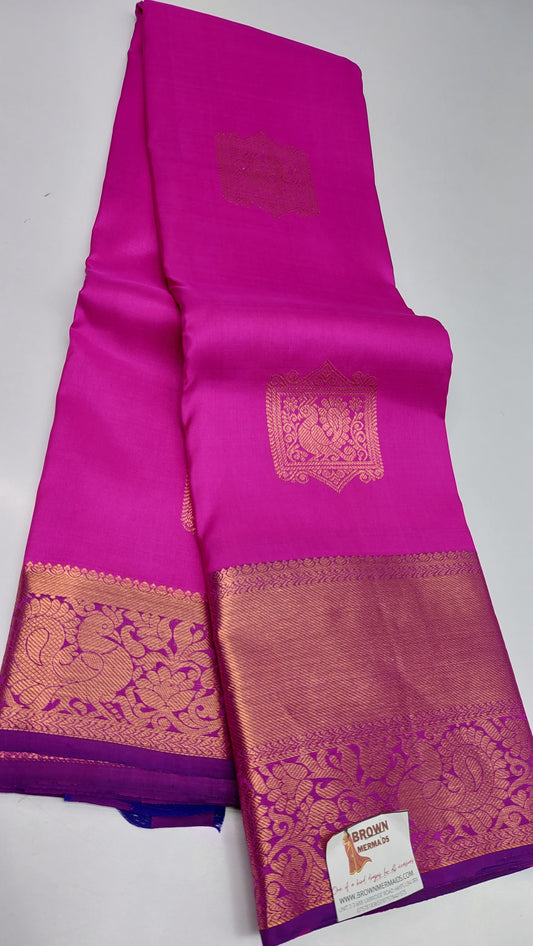 MAGENTA & PURPLE KANJIPURAM