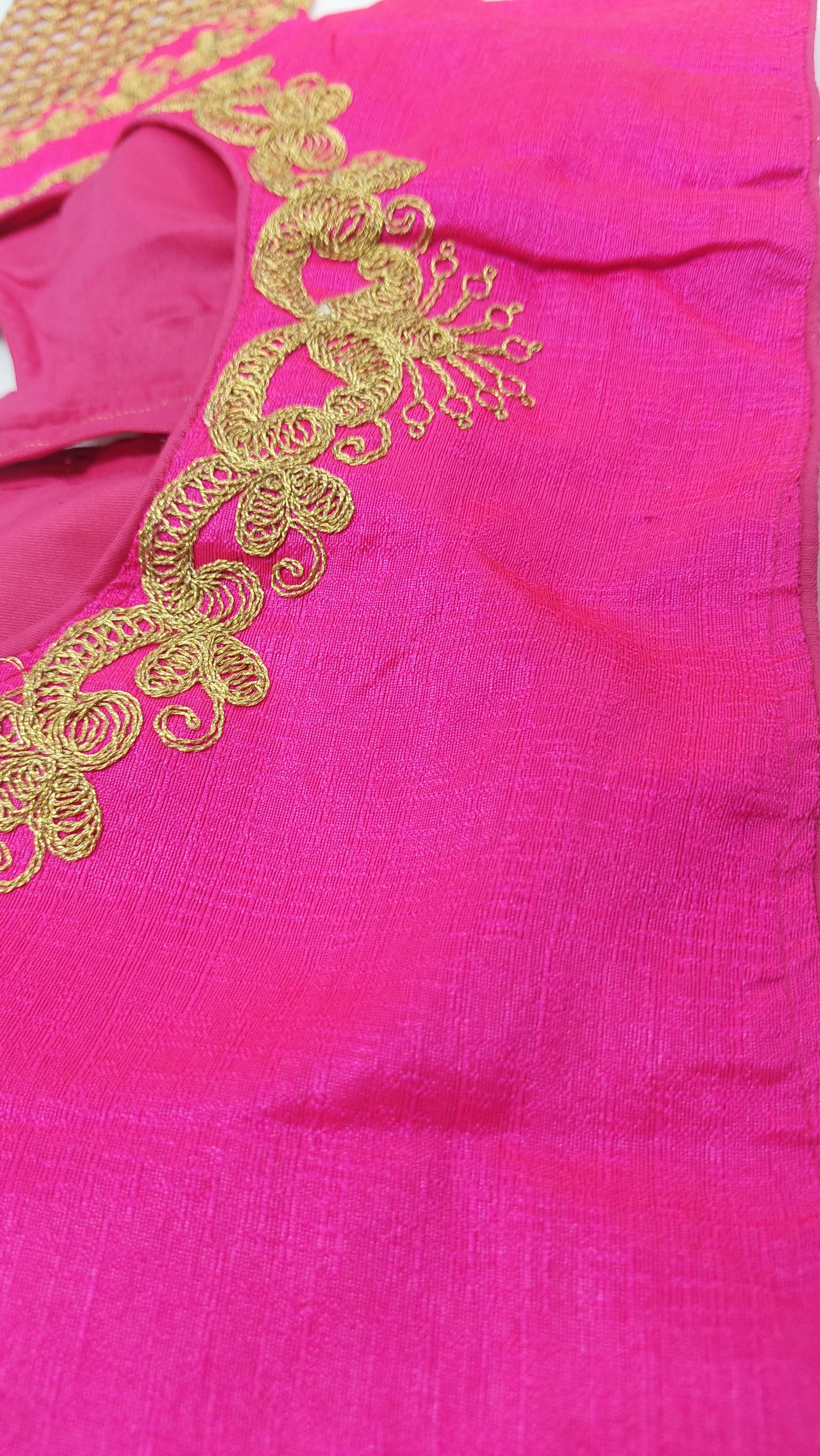 HOT PINK READYMADE BLOUSE