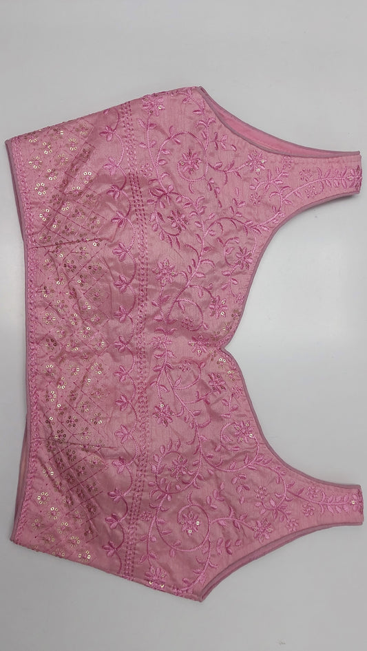 LIGHT PINK READY MADE BLOUSE