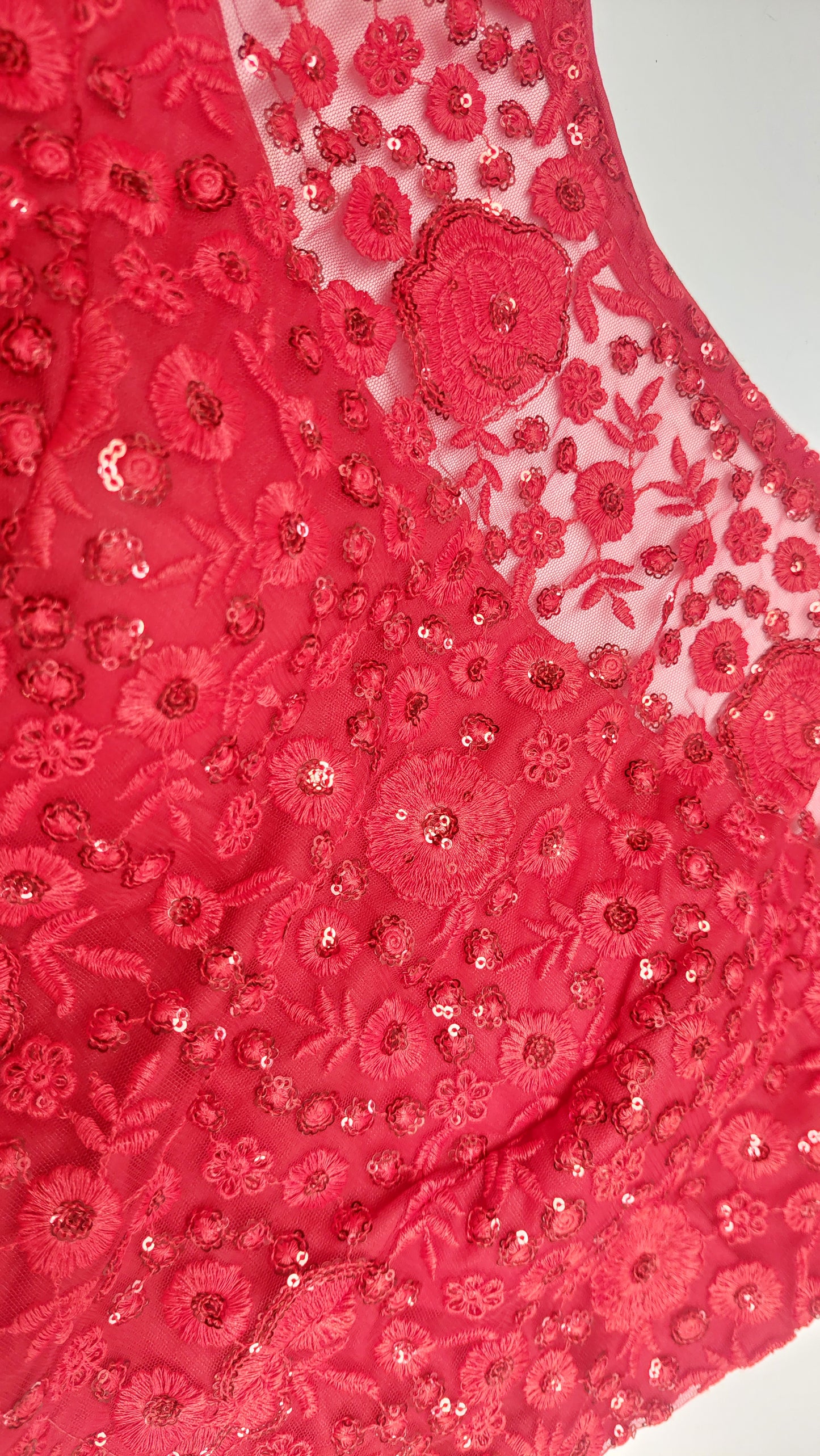 RED NET DESIGNER BLOUSE