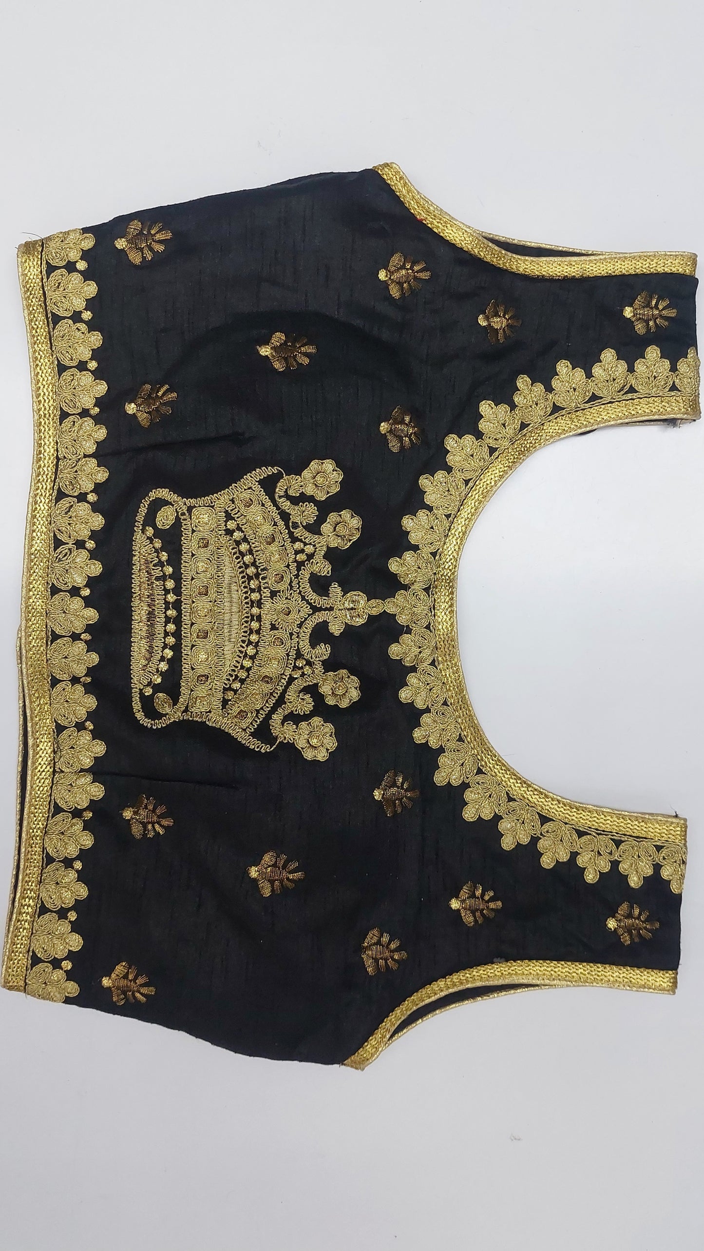 BLACK & GOLD DESIGNER BLOUSE