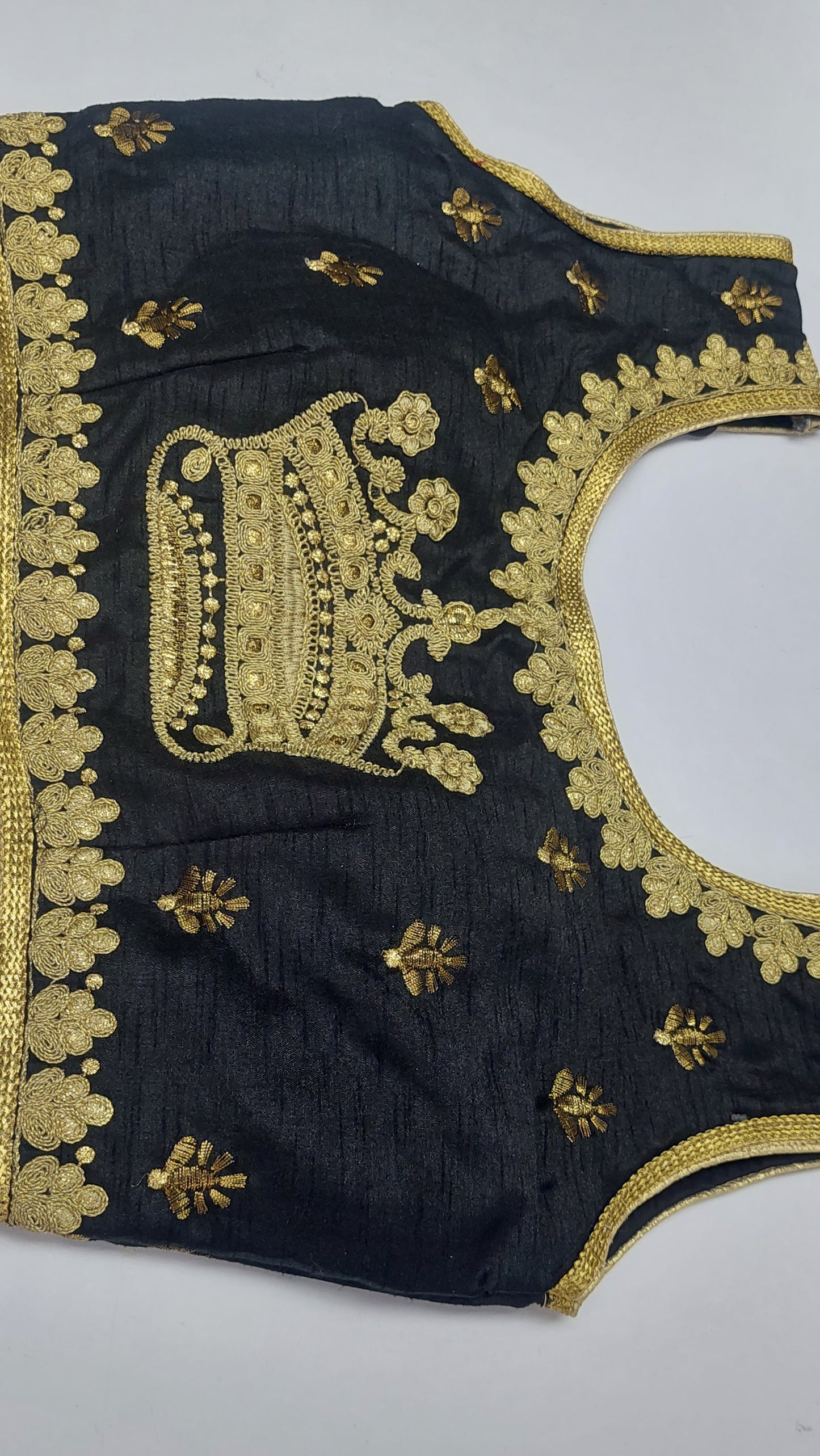 BLACK & GOLD DESIGNER BLOUSE