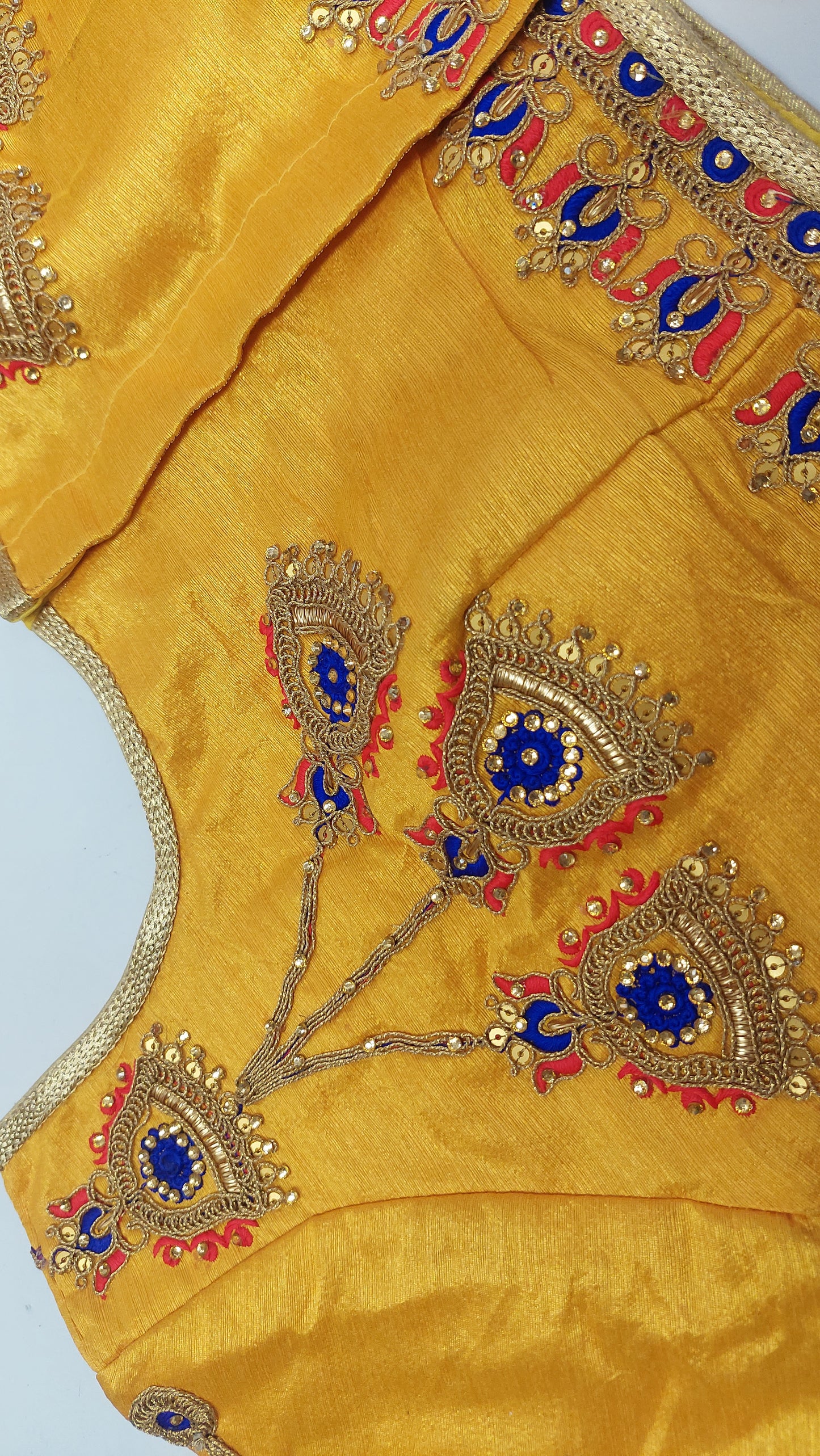 MANGO YELLOW DESIGNER BLOUSE