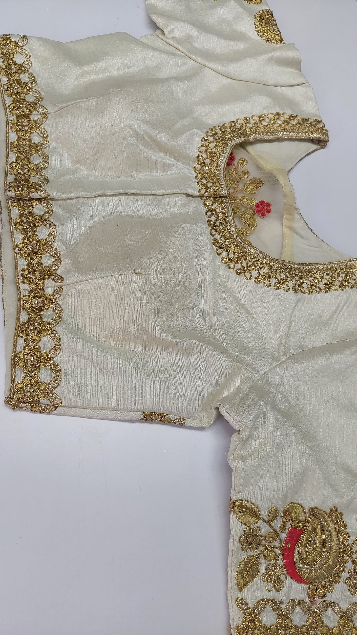 CREAM DESIGNER BLOUSE