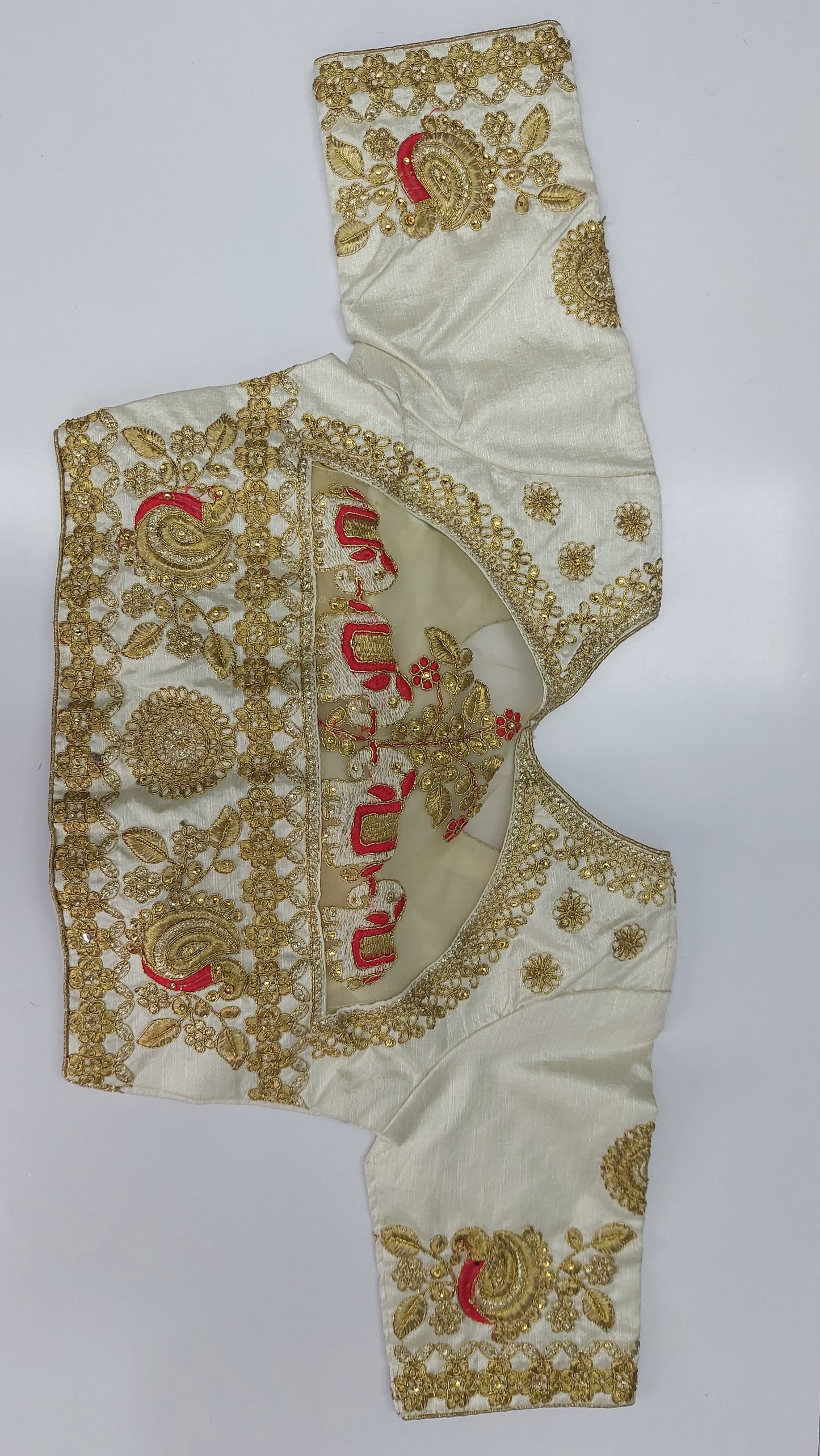 CREAM DESIGNER BLOUSE