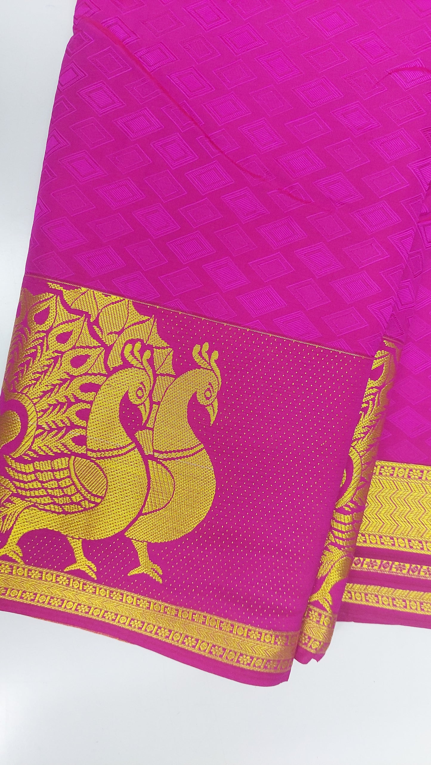 MAGENTA SILK SAREE