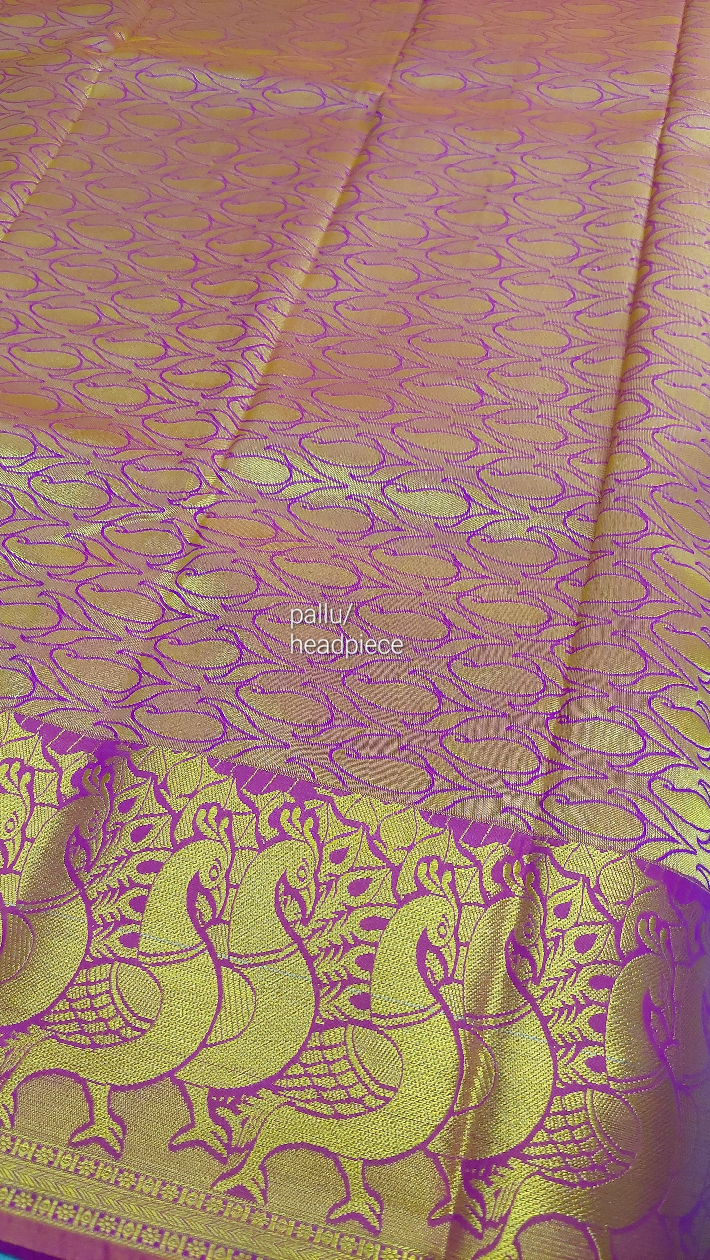 MAGENTA SILK SAREE