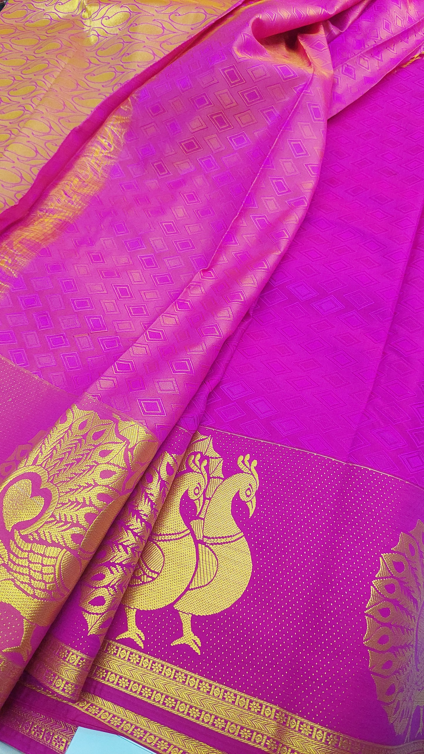 MAGENTA SILK SAREE