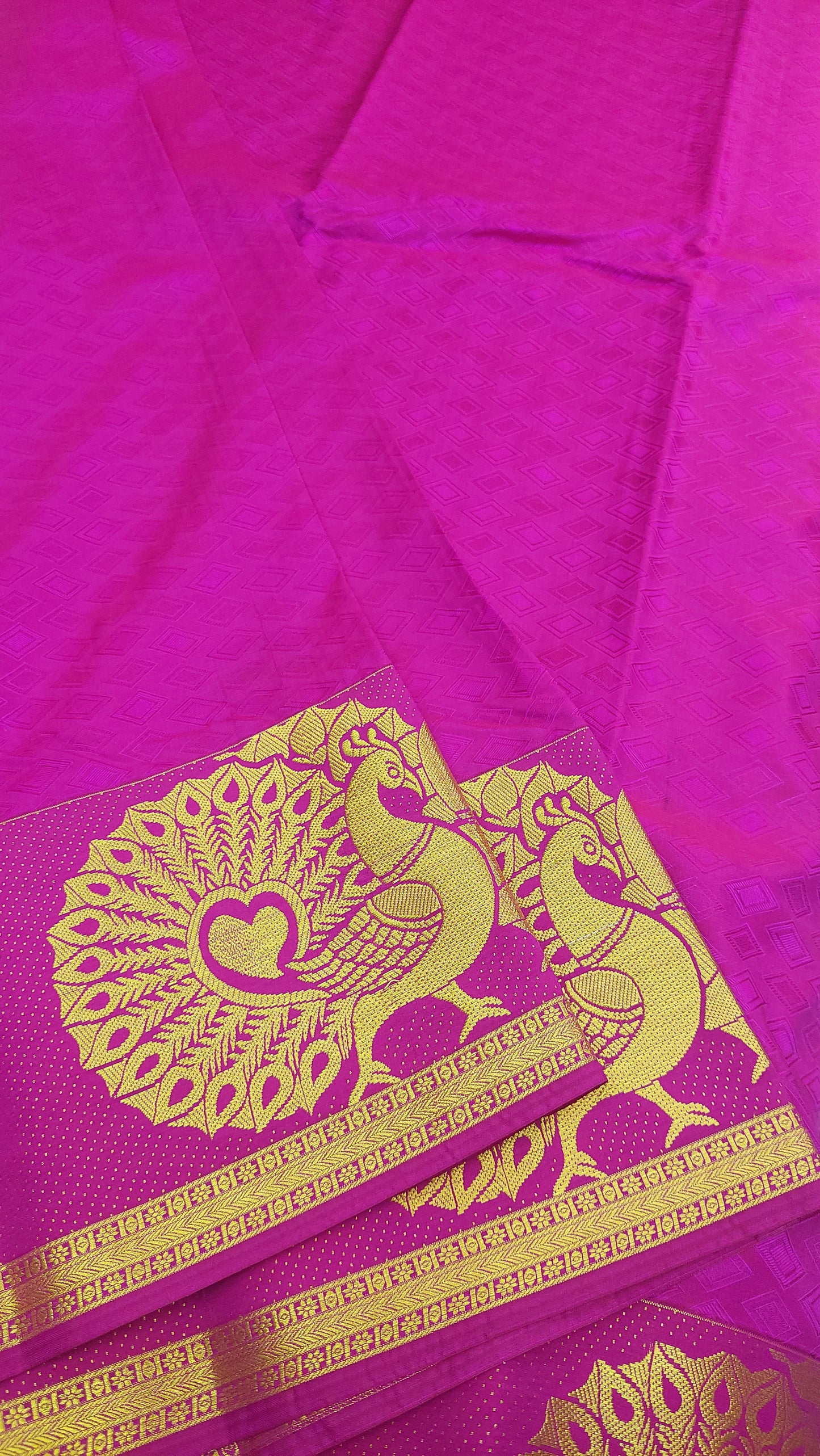 MAGENTA SILK SAREE