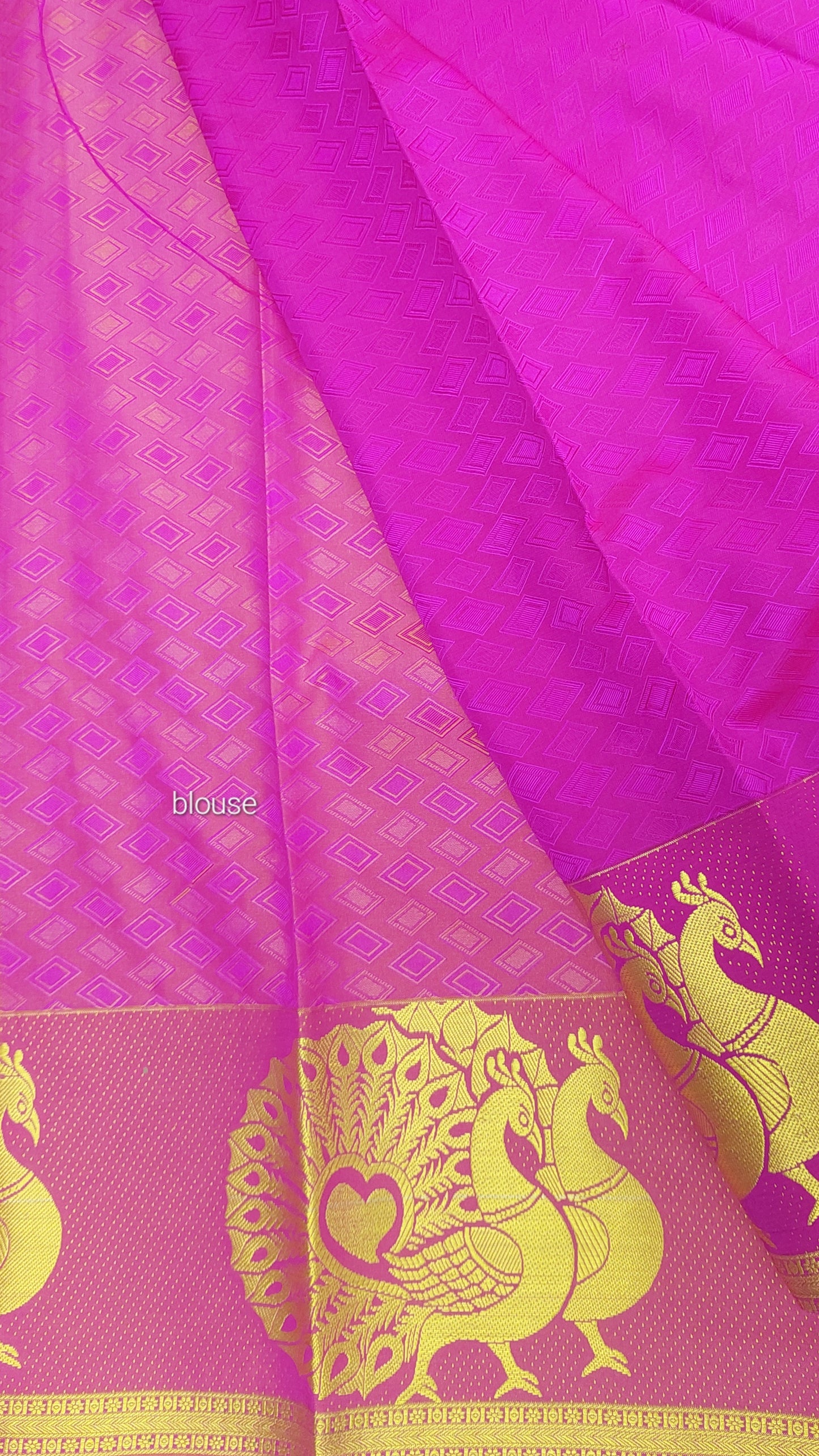 MAGENTA SILK SAREE