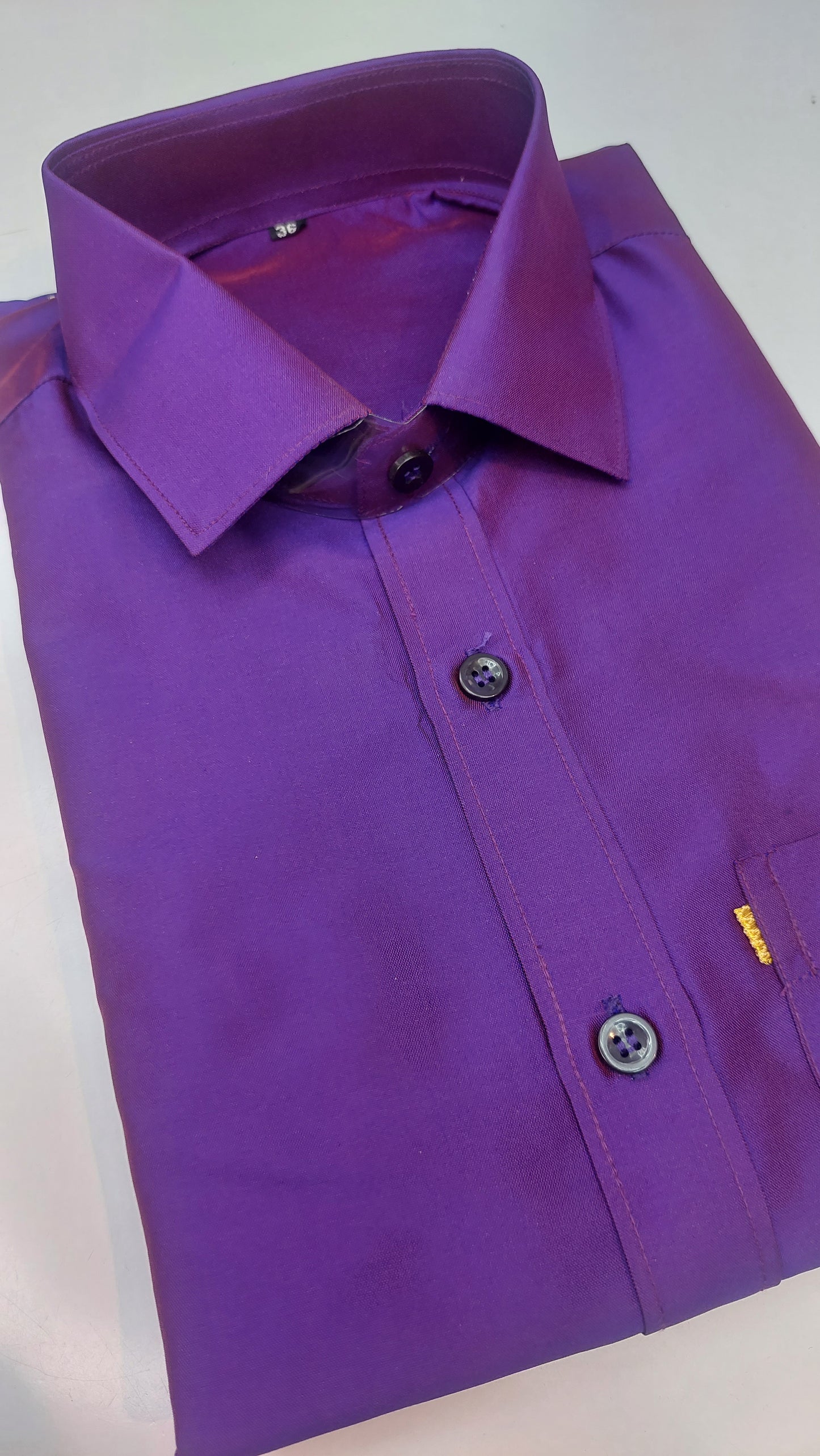 GRAPE PURPLE SILK SHIRT