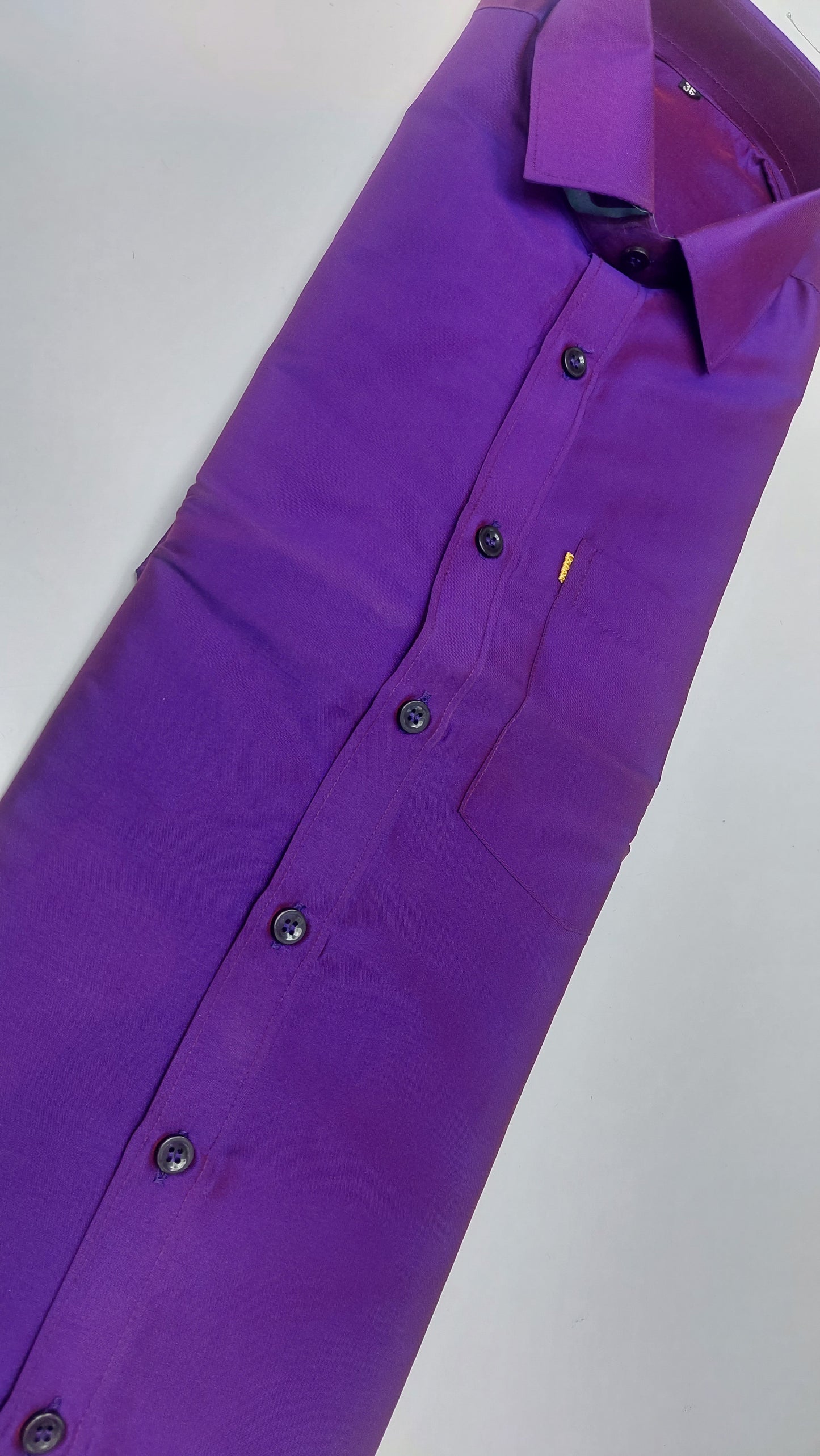 GRAPE PURPLE SILK SHIRT