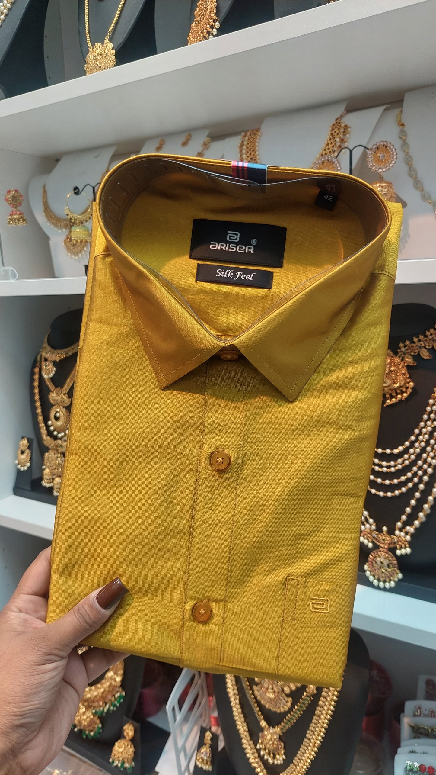 MARIGOLD SILK SHIRT