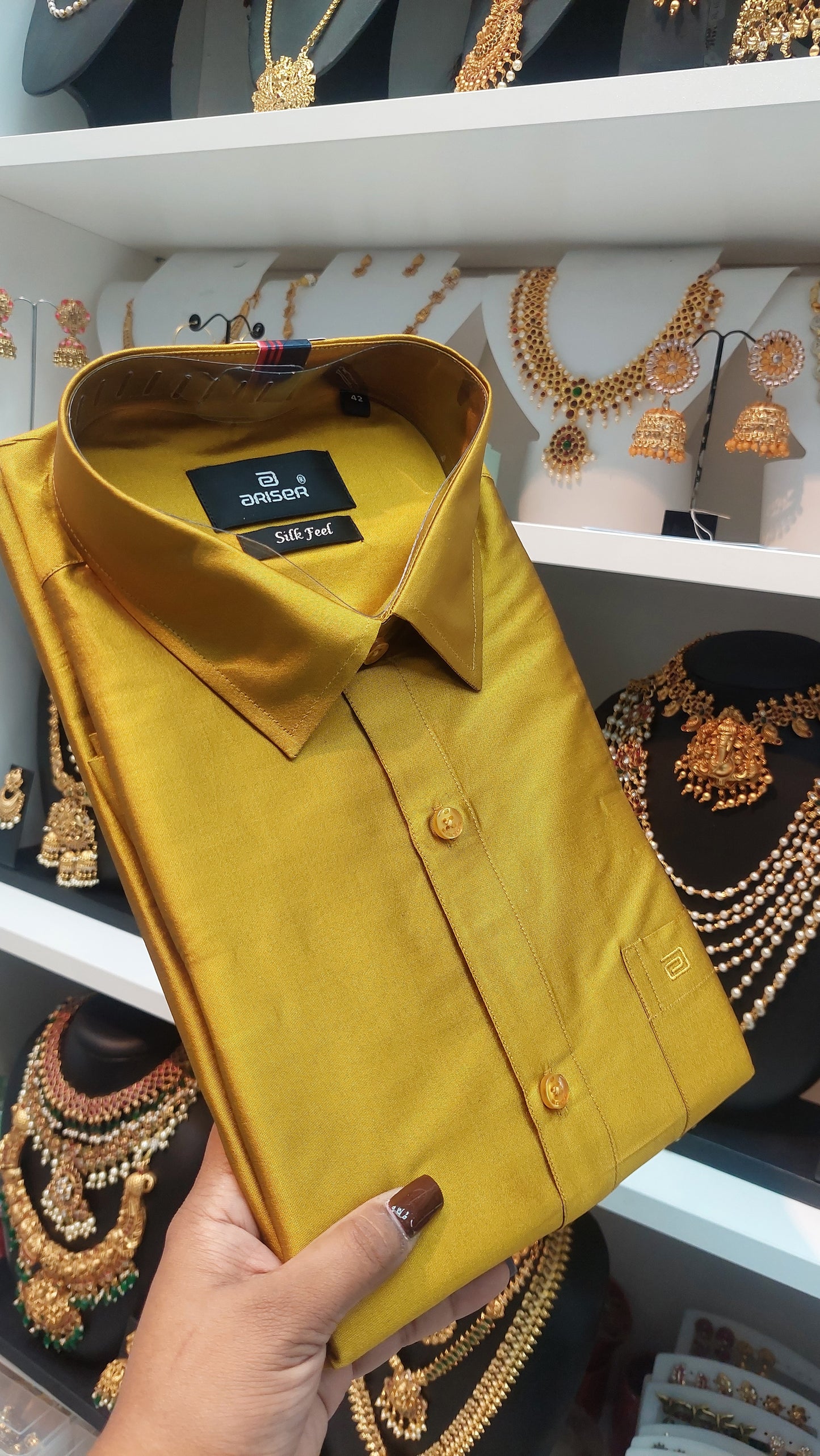 MARIGOLD SILK SHIRT