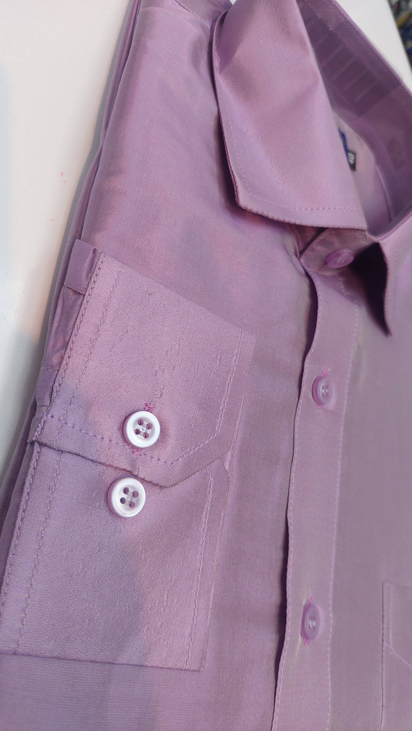 LAVENDER SILK SHIRT