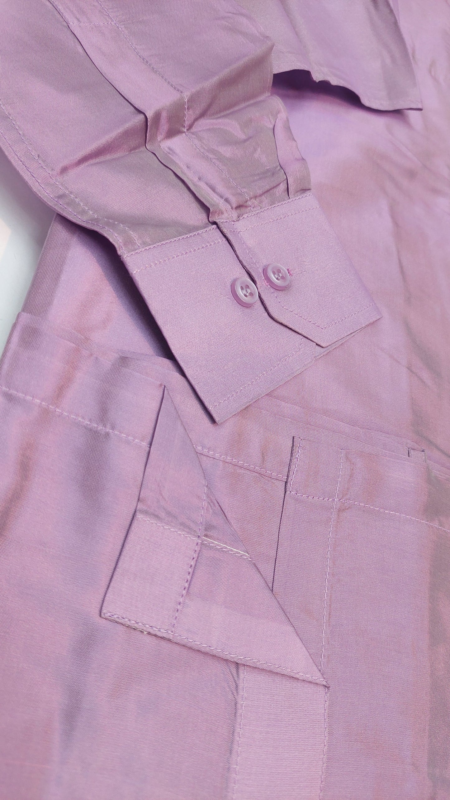 LAVENDER SILK SHIRT