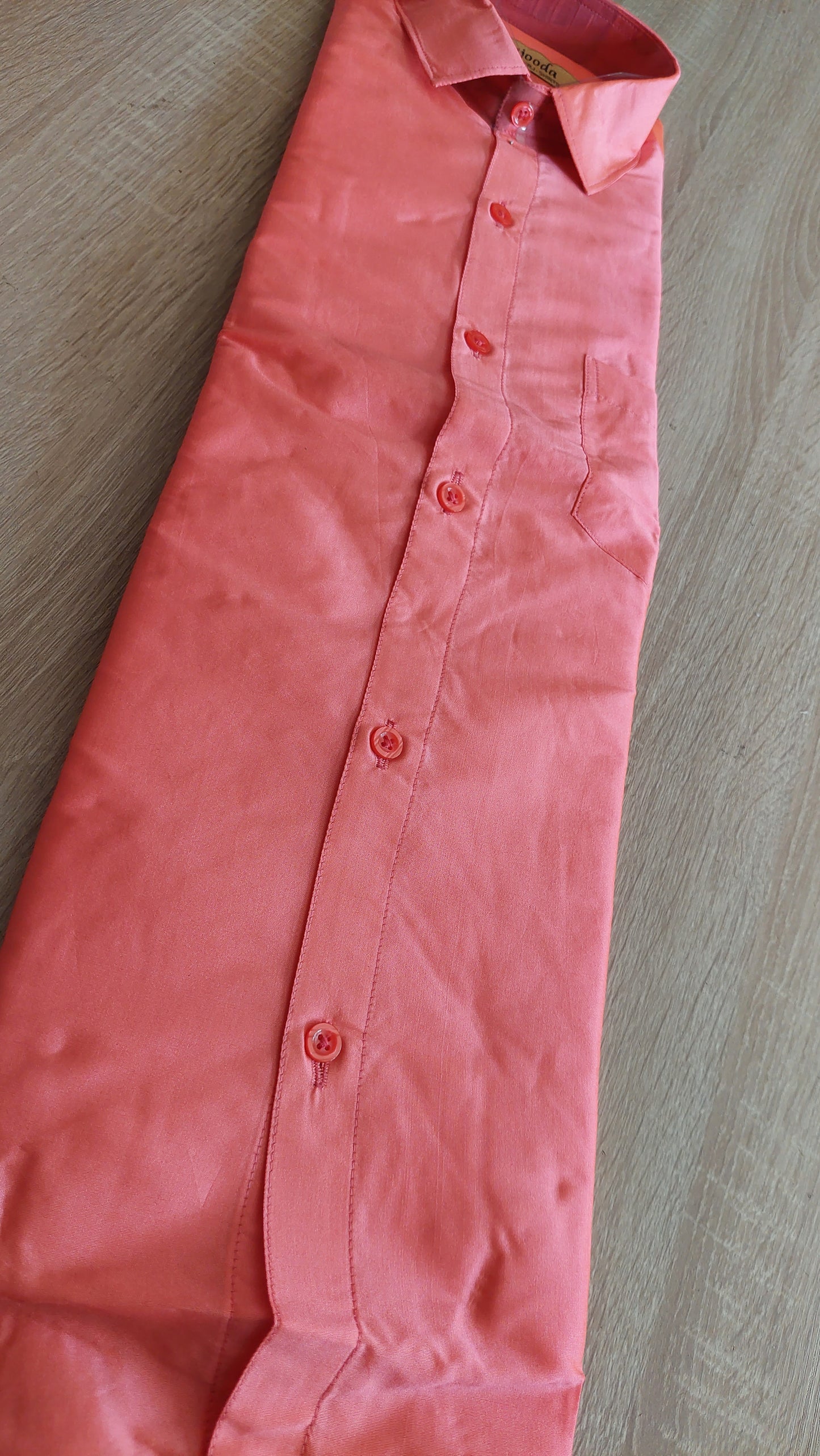 PINK SHERBET SILK SHIRT