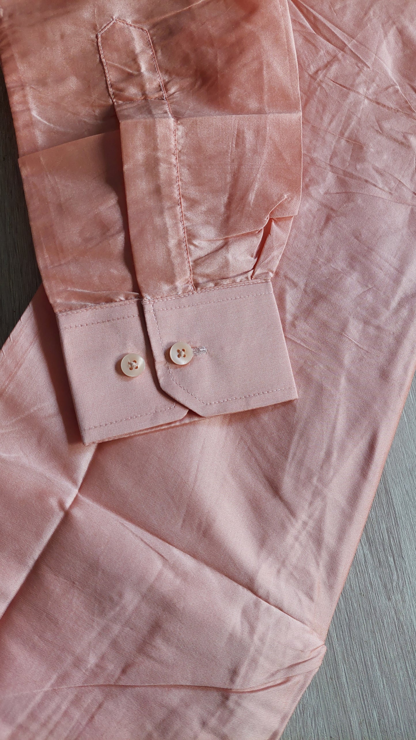 OYSTER PINK SILK SHIRT