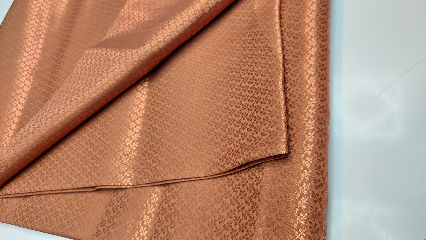 COPPER BROCADE MATERIAL