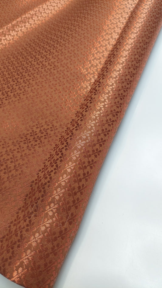 COPPER BROCADE MATERIAL