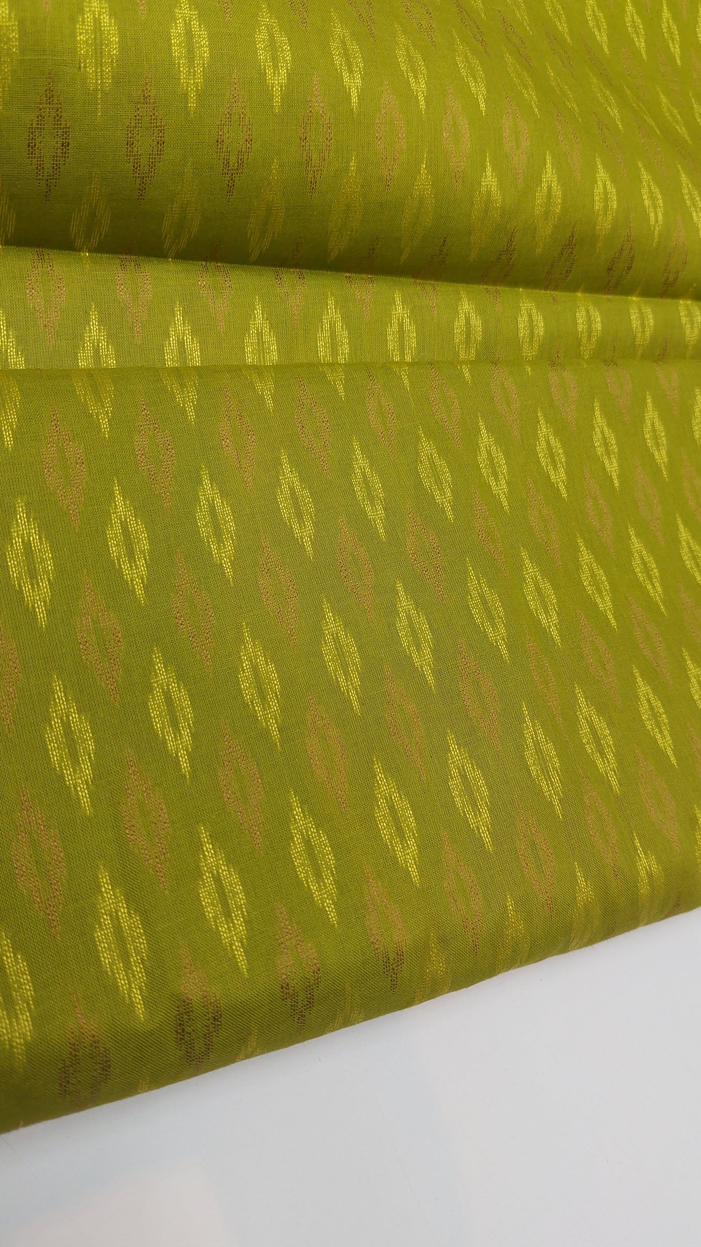 PARROT GREEN COTTON MATERIAL