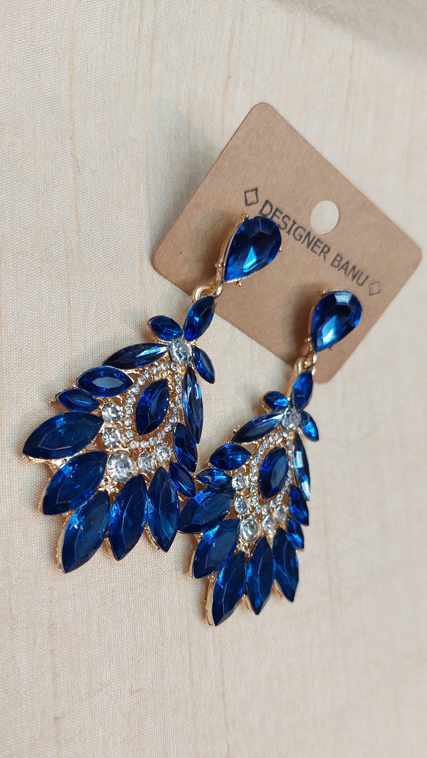 BLUE FASHION EARRINGS E0130