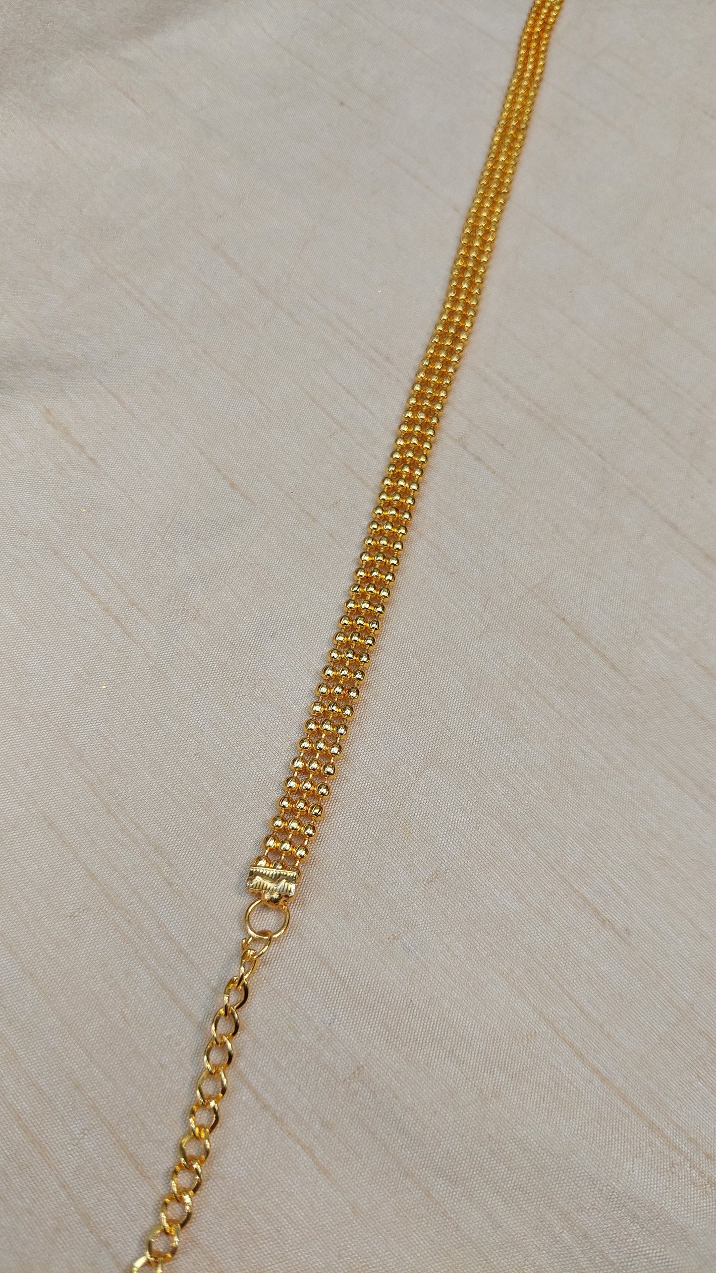 YELLOW GOLD 3 LINE WAIST CHAIN