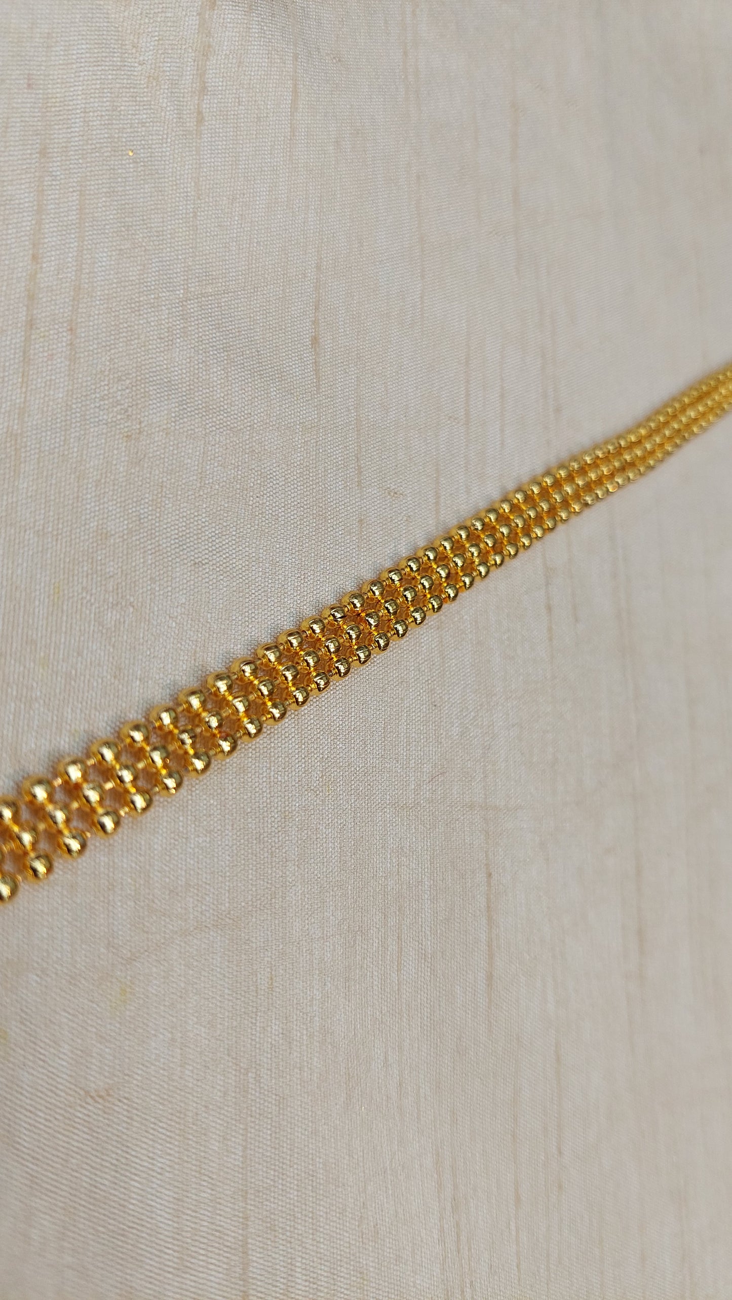 YELLOW GOLD 3 LINE WAIST CHAIN