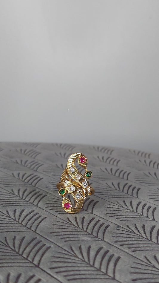 YELLOW GOLD POLISH RING