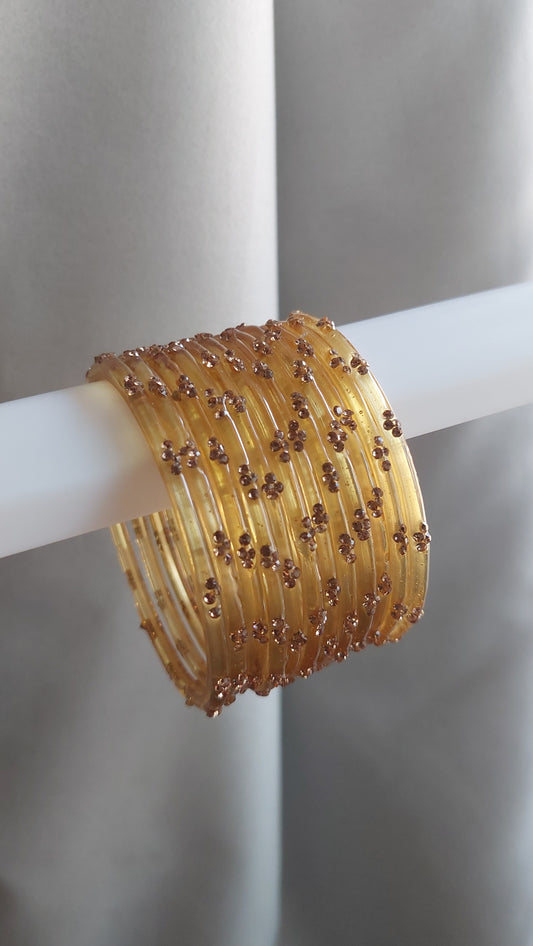 RAIN DROP BANGLES (GOLD)