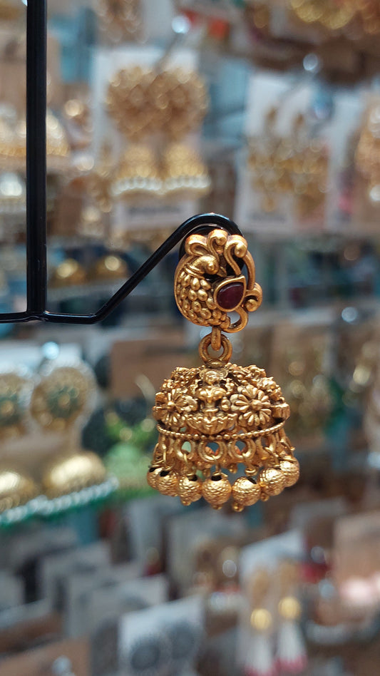 ANTIQUE GOLD JUMKHAS E0297